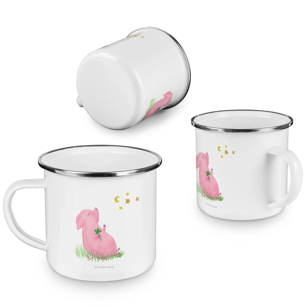 Enamel camping mug Pig Luck Kaffeetasse, wanderbecher, Campingtasse, Blechtasse, Teebecher, Emaille Tasse, Emailletasse, becher emaille, blechbecher, Tasse Emaille, Becher, Trinkbecher, Metalltasse, Kaffeebecher, emaillebecher, wandertasse, Tasse, metallbecher, Campingbecher, Teetasse, Pott, reisetasse, Emaille Becher, Reisebecher, Tiere, Tiermotive, Gute Laune, Lustige Sprüche, Motivation, Schwein, Schweinchen, Sernchen, Glücksbringer, Träume, Ziele, Sterne, Glücksschwein. Glück
