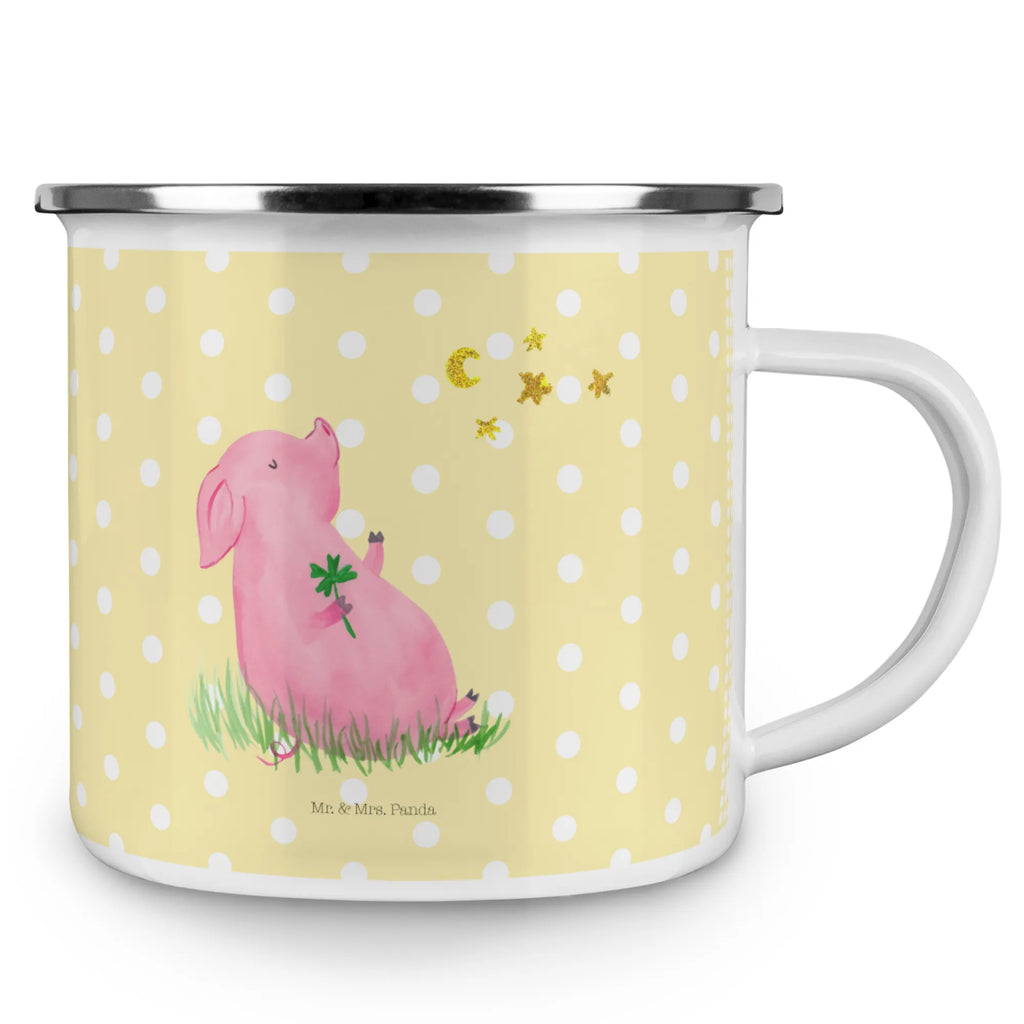 Enamel camping mug Pig Luck Kaffeetasse, wanderbecher, Campingtasse, Blechtasse, Teebecher, Emaille Tasse, Emailletasse, becher emaille, blechbecher, Tasse Emaille, Becher, Trinkbecher, Metalltasse, Kaffeebecher, emaillebecher, wandertasse, Tasse, metallbecher, Campingbecher, Teetasse, Pott, reisetasse, Emaille Becher, Reisebecher, Tiere, Tiermotive, Gute Laune, Lustige Sprüche, Motivation, Schwein, Schweinchen, Sernchen, Glücksbringer, Träume, Ziele, Sterne, Glücksschwein. Glück