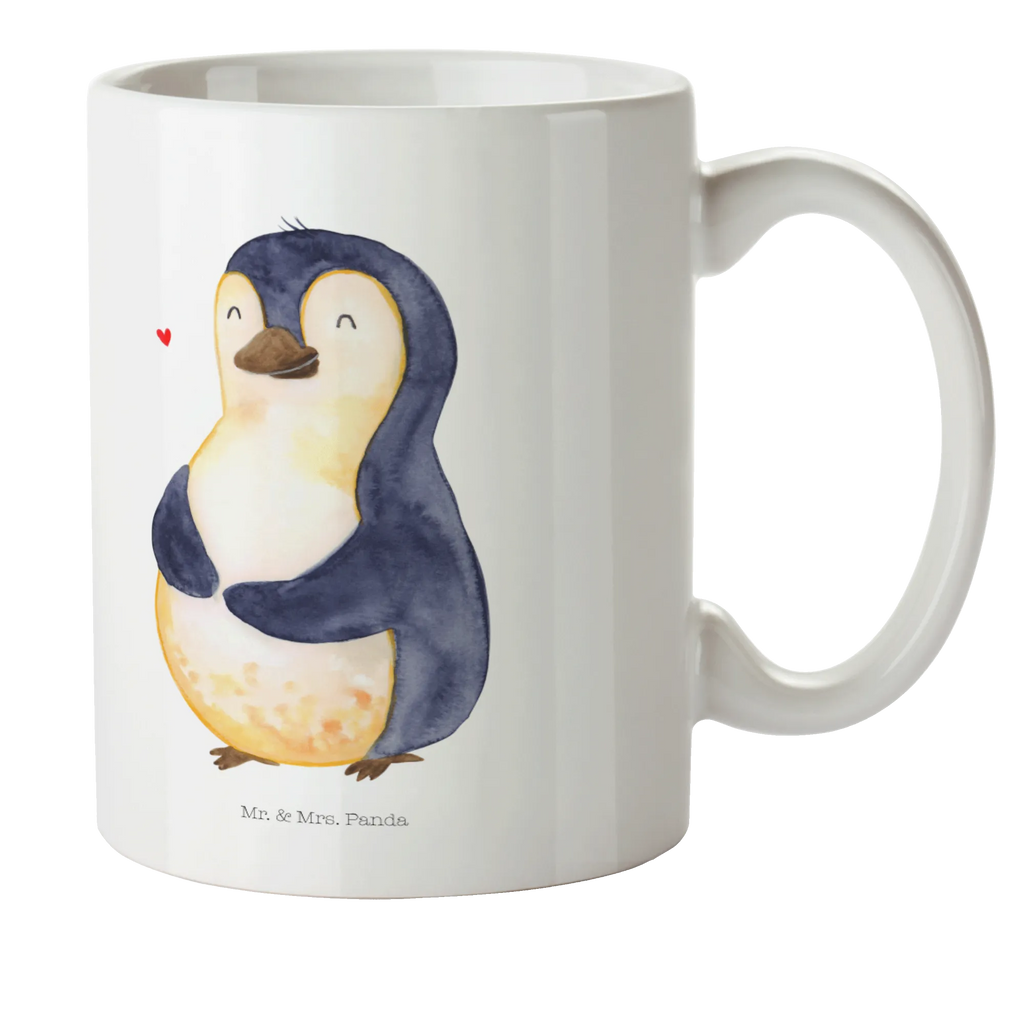 Child's mug Penguin diet camping mug, coffee cup, plastic cup, mug, drinking cup, kindergarten, Penguin, North Pole, Winter, Penguins, motivation, body love, losing weight, penguin, self-respect, self-love, penguins, weight, diet