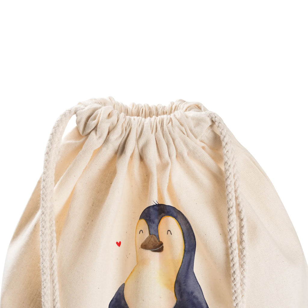 Drawstring bag Penguin diet sports bag, gym bag, jute bag, hipster, bag, carrier bag, Penguin, North Pole, Winter, Penguins, penguins, motivation, penguin, diet, self-love, weight, losing weight, self-respect, body love