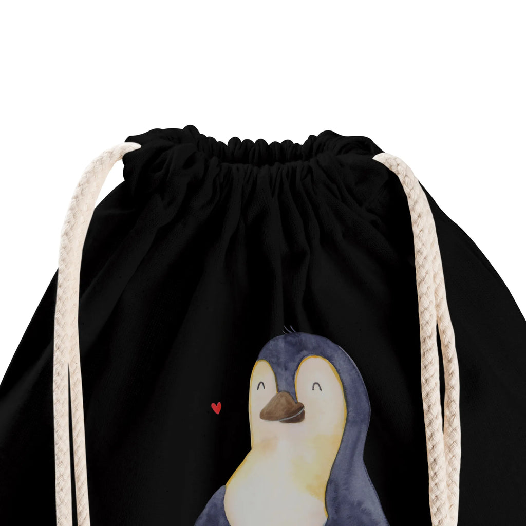 Drawstring bag Penguin diet sports bag, gym bag, jute bag, hipster, bag, carrier bag, Penguin, North Pole, Winter, Penguins, penguins, motivation, penguin, diet, self-love, weight, losing weight, self-respect, body love