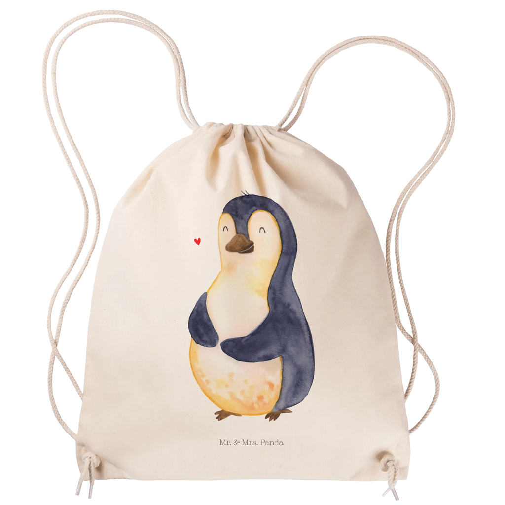 Drawstring bag Penguin diet sports bag, gym bag, jute bag, hipster, bag, carrier bag, Penguin, North Pole, Winter, Penguins, penguins, motivation, penguin, diet, self-love, weight, losing weight, self-respect, body love