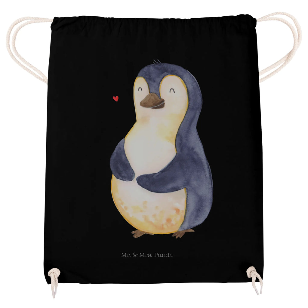 Drawstring bag Penguin diet sports bag, gym bag, jute bag, hipster, bag, carrier bag, Penguin, North Pole, Winter, Penguins, penguins, motivation, penguin, diet, self-love, weight, losing weight, self-respect, body love