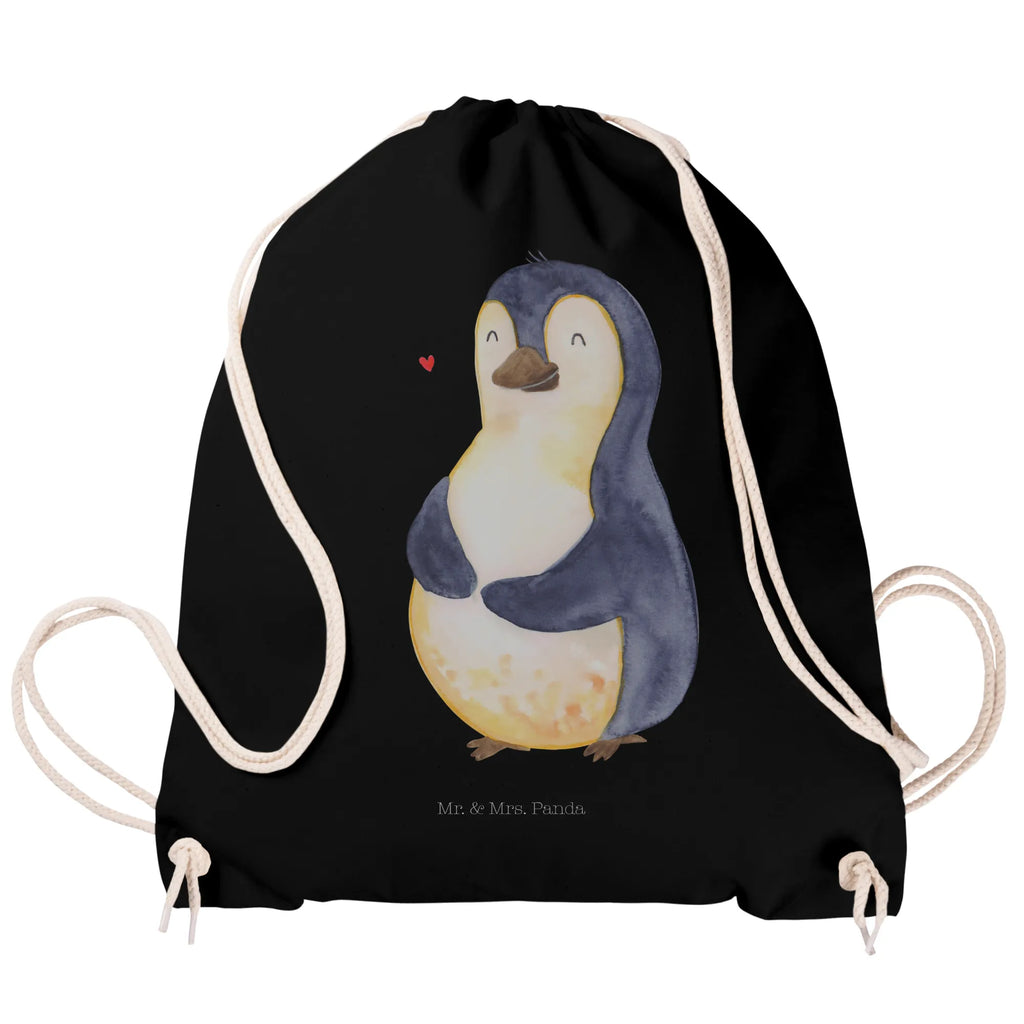 Drawstring bag Penguin diet sports bag, gym bag, jute bag, hipster, bag, carrier bag, Penguin, North Pole, Winter, Penguins, penguins, motivation, penguin, diet, self-love, weight, losing weight, self-respect, body love