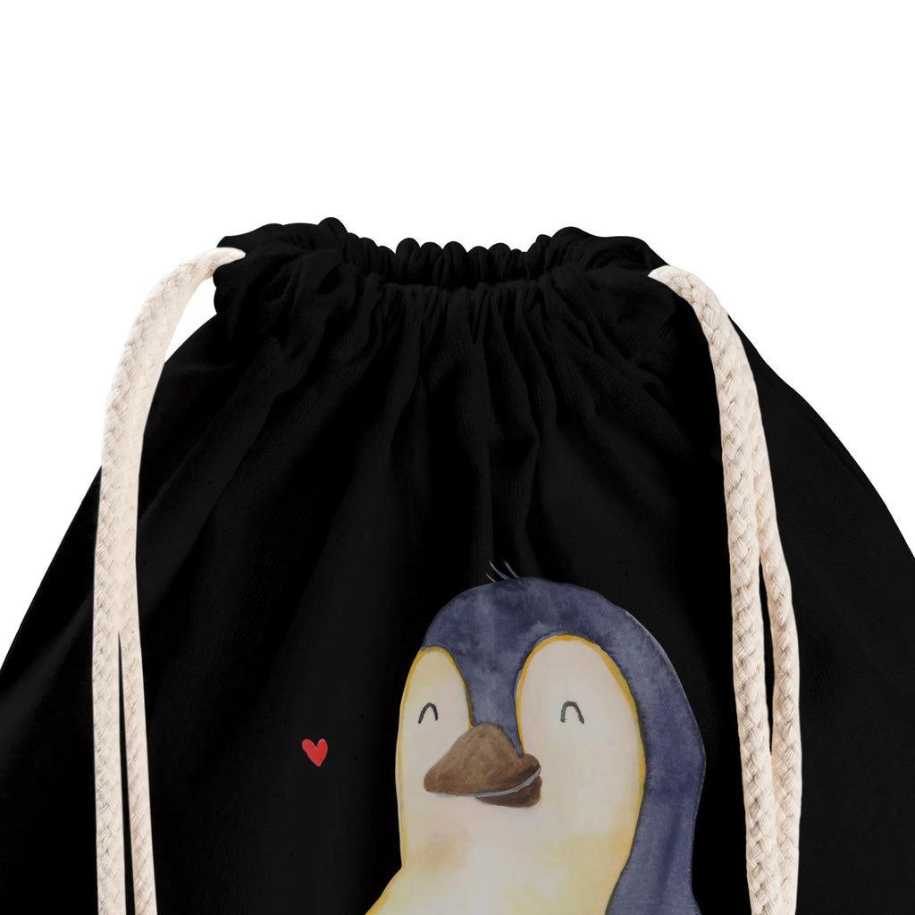 Drawstring bag Penguin diet sports bag, gym bag, jute bag, hipster, bag, carrier bag, Penguin, North Pole, Winter, Penguins, penguins, motivation, penguin, diet, self-love, weight, losing weight, self-respect, body love