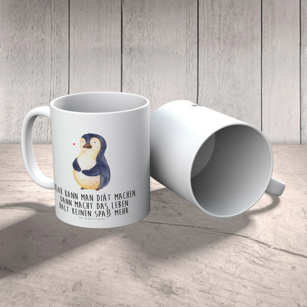 Child's mug Penguin diet camping mug, coffee cup, plastic cup, mug, drinking cup, kindergarten, Penguin, North Pole, Winter, Penguins, motivation, body love, losing weight, penguin, self-respect, self-love, penguins, weight, diet