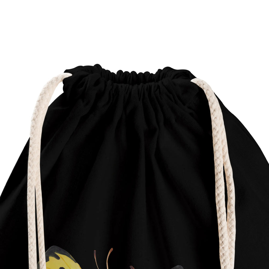 Drawstring bag Caterpillar butterfly bag, carrier bag, hipster, gym bag, sports bag, jute bag, small animals, cute, funny, cute animal motives, hand drawn, small world, funny sayings, good mood, happy, gifts, gift ideas, special gifts, animal lover, card, growing up, butterfly, development, beauty, hat, lemon butterfly, cocoon, Caterpillar