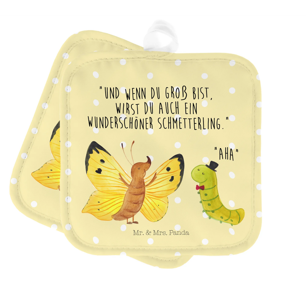 Pot holder Caterpillar butterfly Ofenhandschuhe, Topflappenset, Topflappen lustig, Topfuntersetzer, Topflappen, Topflappen Set, Schöne Topflappen, Topflappen 2er Set, Topfhandschuhe, Topfhandschuh, Topflappen mit Spruch, Ofenhandschuh, Tiermotive, Gute Laune, lustige Sprüche, Tiere, Schönheit, Entwicklung, Raupe, Schmetterling, Kokon, Aufwachsen, Hütchen, Erwachsen werden, Hut, Zitronenfalter