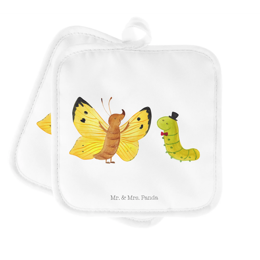 Pot holder Caterpillar butterfly Ofenhandschuhe, Topflappenset, Topflappen lustig, Topfuntersetzer, Topflappen, Topflappen Set, Schöne Topflappen, Topflappen 2er Set, Topfhandschuhe, Topfhandschuh, Topflappen mit Spruch, Ofenhandschuh, Tiermotive, Gute Laune, lustige Sprüche, Tiere, Schönheit, Entwicklung, Raupe, Schmetterling, Kokon, Aufwachsen, Hütchen, Erwachsen werden, Hut, Zitronenfalter