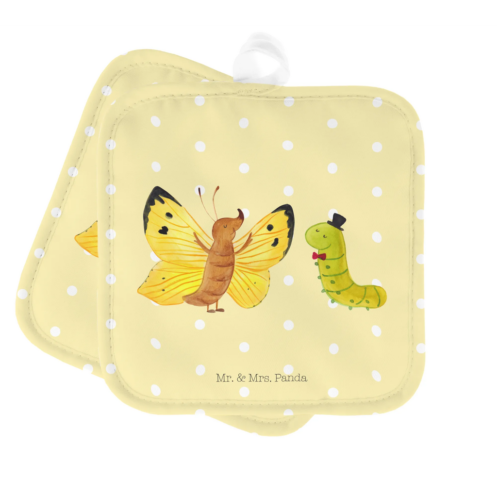 Pot holder Caterpillar butterfly Ofenhandschuhe, Topflappenset, Topflappen lustig, Topfuntersetzer, Topflappen, Topflappen Set, Schöne Topflappen, Topflappen 2er Set, Topfhandschuhe, Topfhandschuh, Topflappen mit Spruch, Ofenhandschuh, Tiermotive, Gute Laune, lustige Sprüche, Tiere, Schönheit, Entwicklung, Raupe, Schmetterling, Kokon, Aufwachsen, Hütchen, Erwachsen werden, Hut, Zitronenfalter