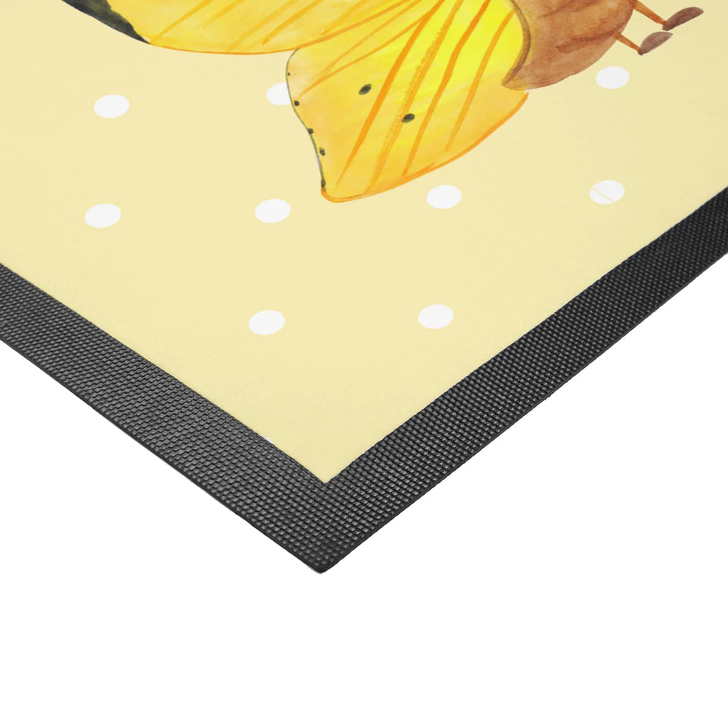 Doormat Caterpillar butterfly small animals, cute, funny, cute animal motives, hand drawn, small world, funny sayings, good mood, happy, gifts, gift ideas, special gifts, animal lover, card, growing up, butterfly, Caterpillar, lemon butterfly, cocoon, beauty, hat, development