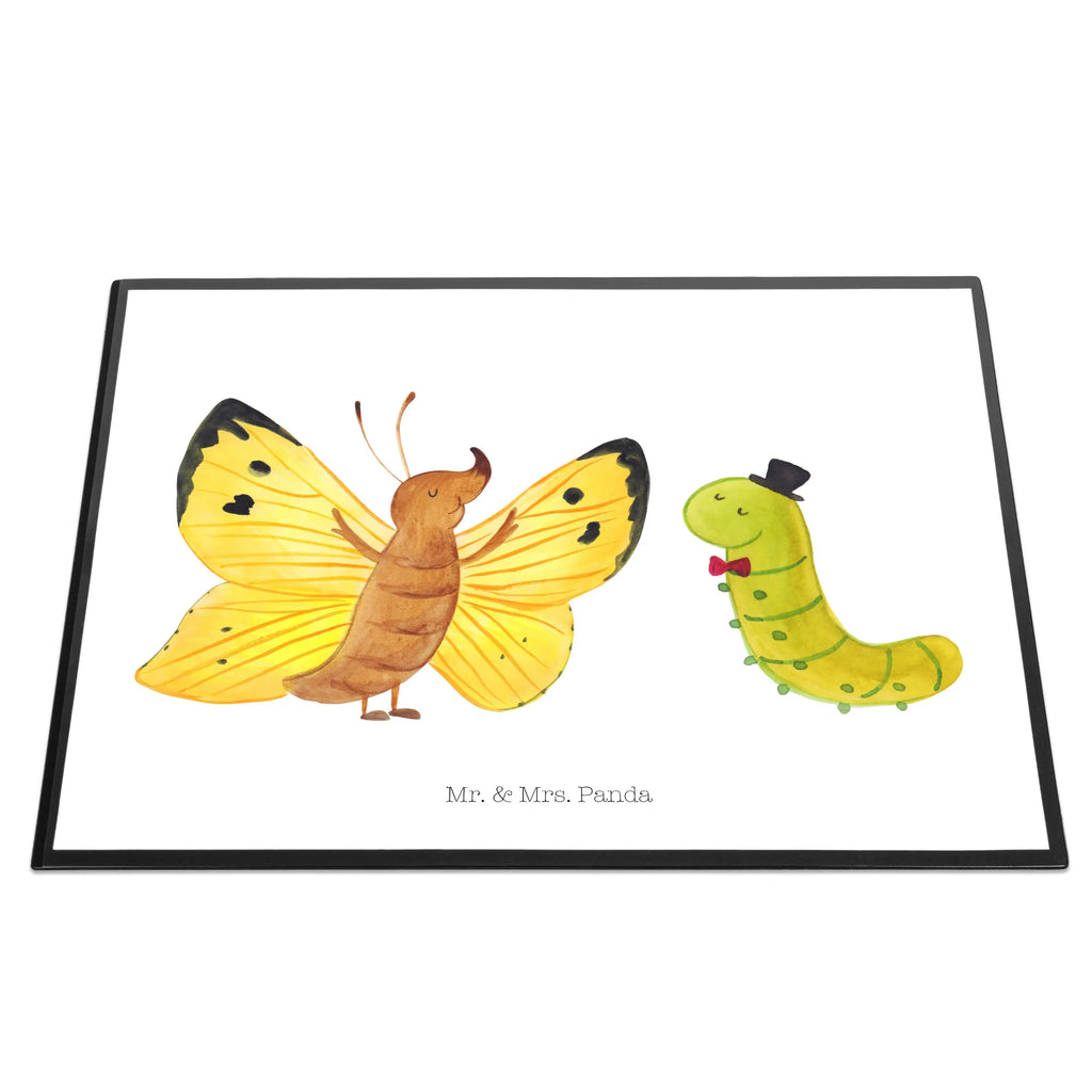 Schreibtischunterlage Raupe & Schmetterling Bürobedarf, Schreibwaren, Schreibunterlage, Schreibtischunterlage Groß, Büroartikel, Schreibtischauflage, Schreibtisch Unterlagen, Tiermotive, Gute Laune, lustige Sprüche, Tiere, Schmetterling, Hut, Kokon, Erwachsen werden, Schönheit, Raupe, Entwicklung, Hütchen, Zitronenfalter, Aufwachsen