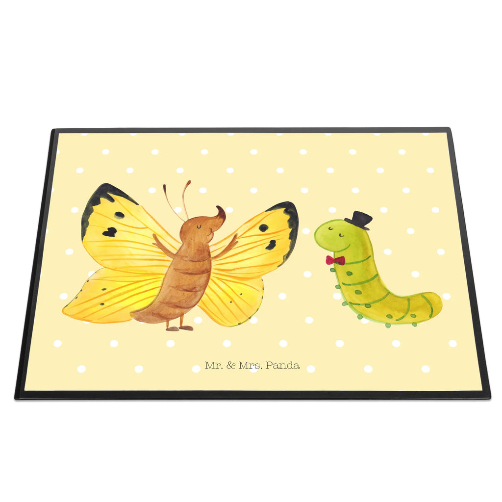 Schreibtischunterlage Raupe & Schmetterling Bürobedarf, Schreibwaren, Schreibunterlage, Schreibtischunterlage Groß, Büroartikel, Schreibtischauflage, Schreibtisch Unterlagen, Tiermotive, Gute Laune, lustige Sprüche, Tiere, Schmetterling, Hut, Kokon, Erwachsen werden, Schönheit, Raupe, Entwicklung, Hütchen, Zitronenfalter, Aufwachsen