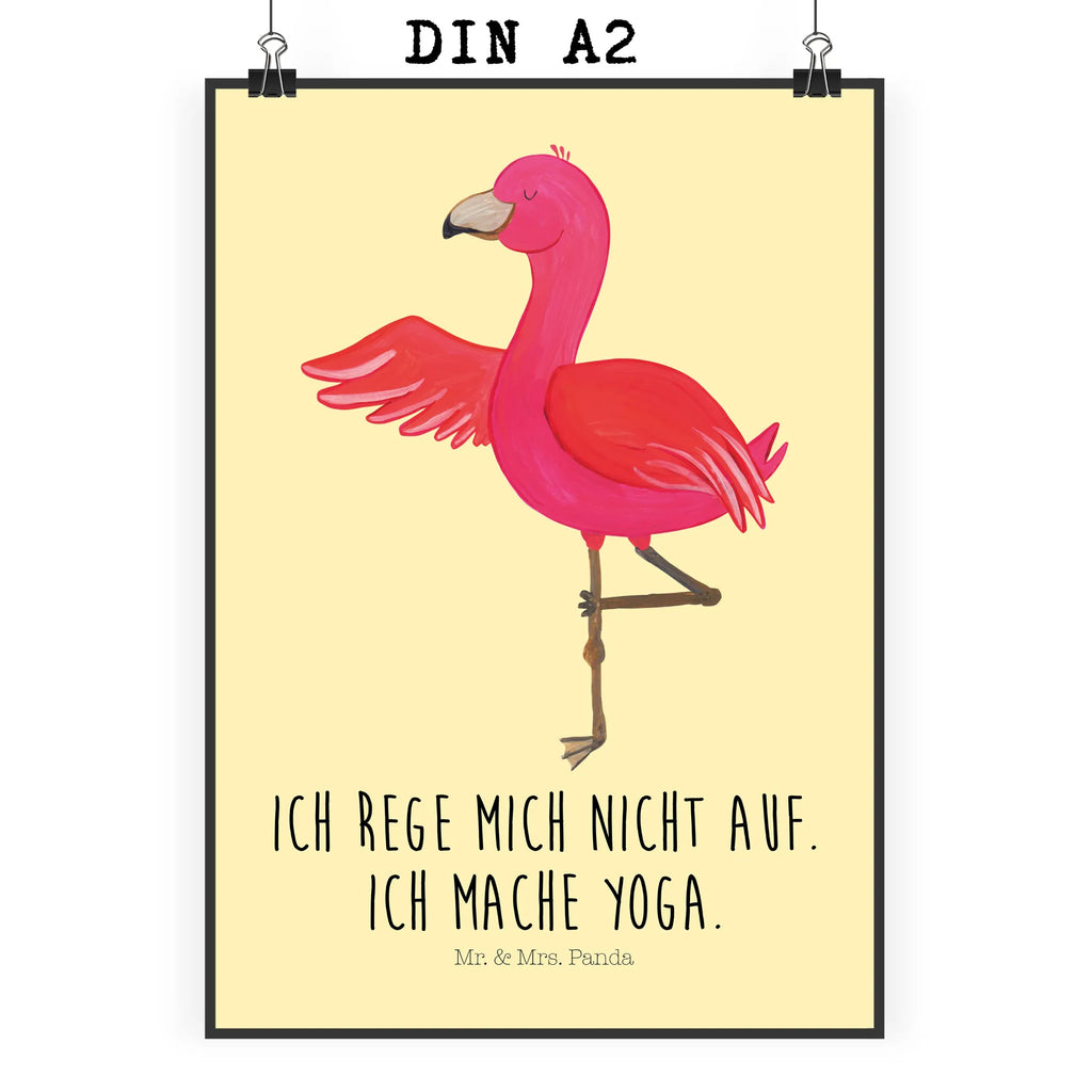 Poster flamingo yoga wanddeko, Bild für Wand, drucke, grafikposter, Wanddekoration, Wandposter, Designposter, Wandschmuck, Mr. & Mrs. Panda Poster, Posterdruck, kunstposter, Wanddeko Bild, kunst für die wand, Deko Bild, Wandbild, wandkunst, wanddruck, Bild, kunstdruck poster, Plakat, Poster, Kunstdruck, Flamingo, Yoga, Ärger, Namaste, Achtsamkeit, Tiefenentspannung, Aufregen, Entspannung, Yoga-Übung, Vogel