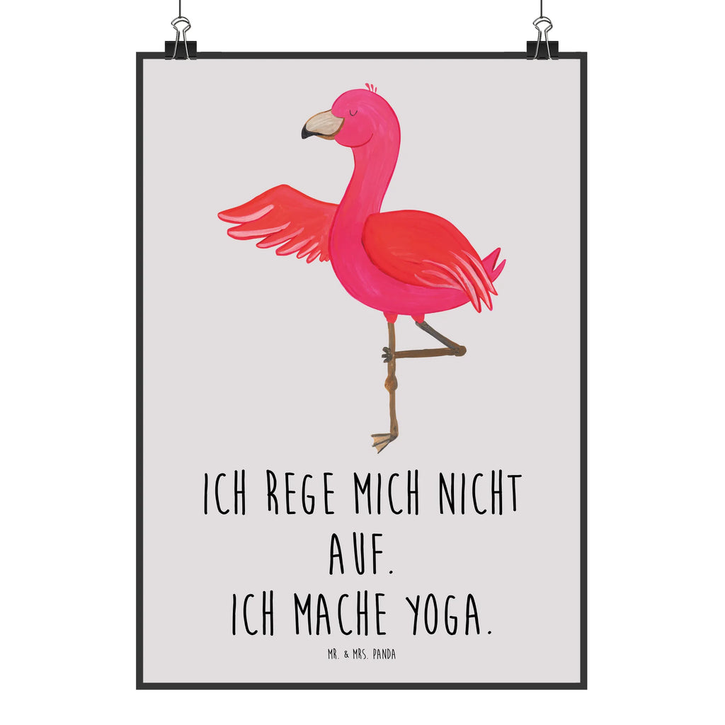 Poster flamingo yoga wanddeko, Bild für Wand, drucke, grafikposter, Wanddekoration, Wandposter, Designposter, Wandschmuck, Mr. & Mrs. Panda Poster, Posterdruck, kunstposter, Wanddeko Bild, kunst für die wand, Deko Bild, Wandbild, wandkunst, wanddruck, Bild, kunstdruck poster, Plakat, Poster, Kunstdruck, Flamingo, Yoga, Ärger, Namaste, Achtsamkeit, Tiefenentspannung, Aufregen, Entspannung, Yoga-Übung, Vogel