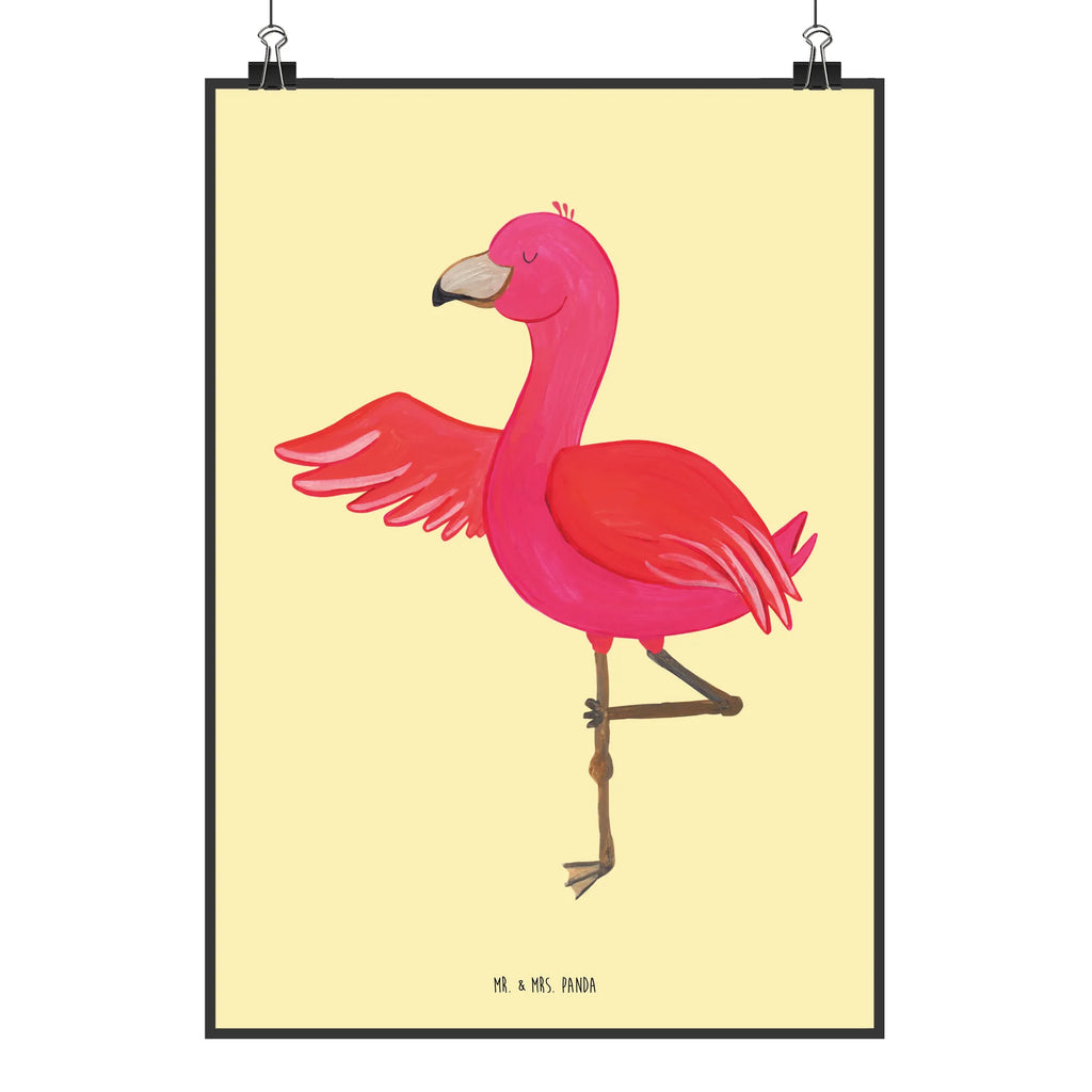 Poster flamingo yoga wanddeko, Bild für Wand, drucke, grafikposter, Wanddekoration, Wandposter, Designposter, Wandschmuck, Mr. & Mrs. Panda Poster, Posterdruck, kunstposter, Wanddeko Bild, kunst für die wand, Deko Bild, Wandbild, wandkunst, wanddruck, Bild, kunstdruck poster, Plakat, Poster, Kunstdruck, Flamingo, Yoga, Ärger, Namaste, Achtsamkeit, Tiefenentspannung, Aufregen, Entspannung, Yoga-Übung, Vogel