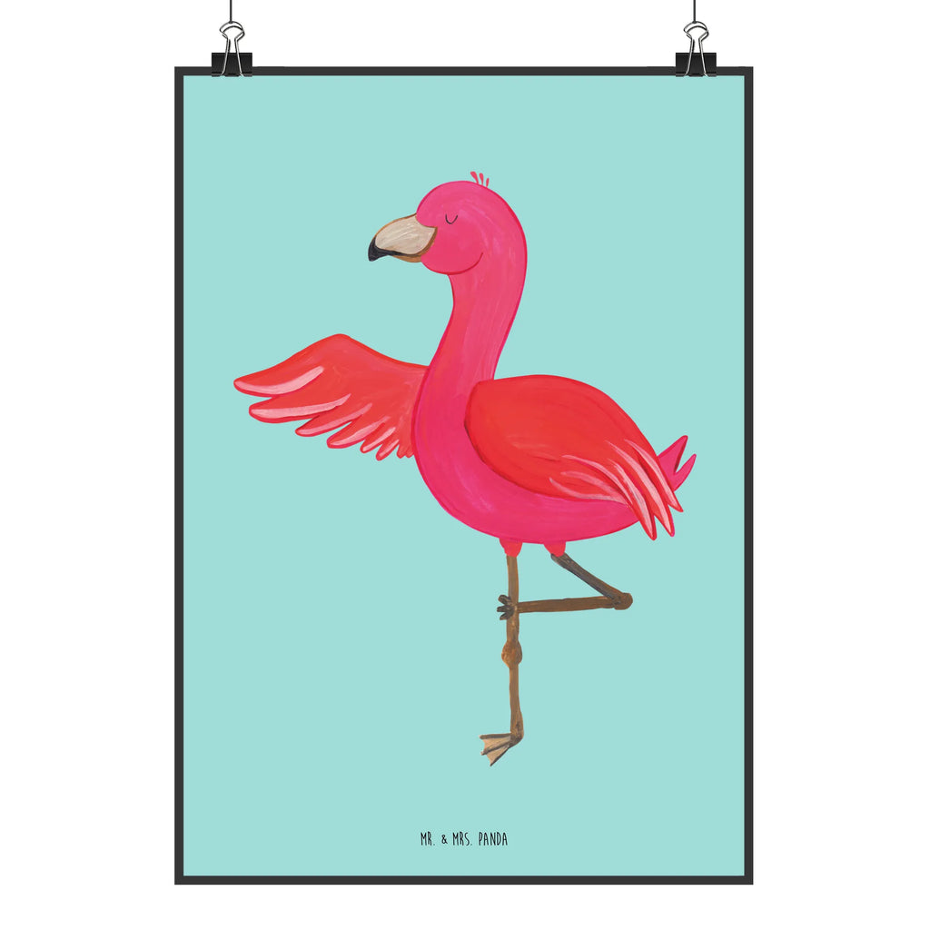 Poster flamingo yoga wanddeko, Bild für Wand, drucke, grafikposter, Wanddekoration, Wandposter, Designposter, Wandschmuck, Mr. & Mrs. Panda Poster, Posterdruck, kunstposter, Wanddeko Bild, kunst für die wand, Deko Bild, Wandbild, wandkunst, wanddruck, Bild, kunstdruck poster, Plakat, Poster, Kunstdruck, Flamingo, Yoga, Ärger, Namaste, Achtsamkeit, Tiefenentspannung, Aufregen, Entspannung, Yoga-Übung, Vogel