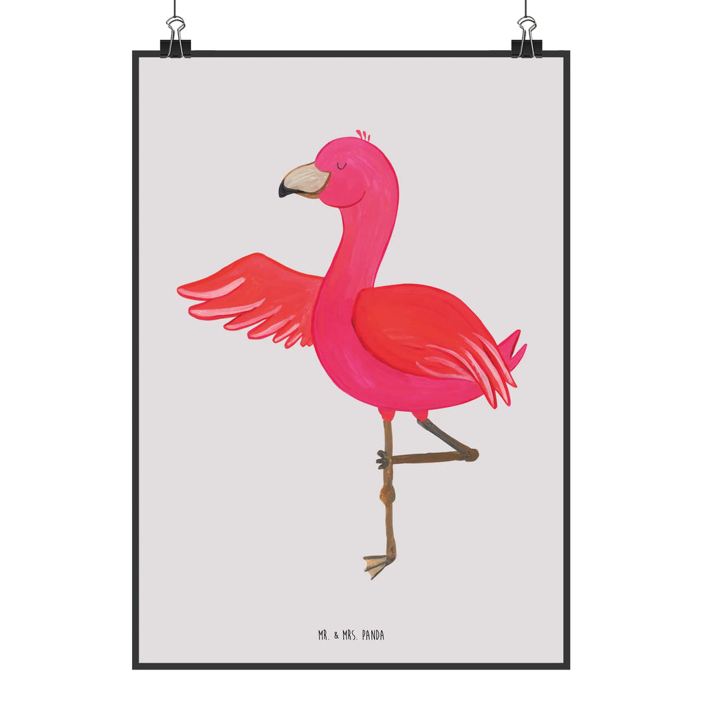 Poster flamingo yoga wanddeko, Bild für Wand, drucke, grafikposter, Wanddekoration, Wandposter, Designposter, Wandschmuck, Mr. & Mrs. Panda Poster, Posterdruck, kunstposter, Wanddeko Bild, kunst für die wand, Deko Bild, Wandbild, wandkunst, wanddruck, Bild, kunstdruck poster, Plakat, Poster, Kunstdruck, Flamingo, Yoga, Ärger, Namaste, Achtsamkeit, Tiefenentspannung, Aufregen, Entspannung, Yoga-Übung, Vogel