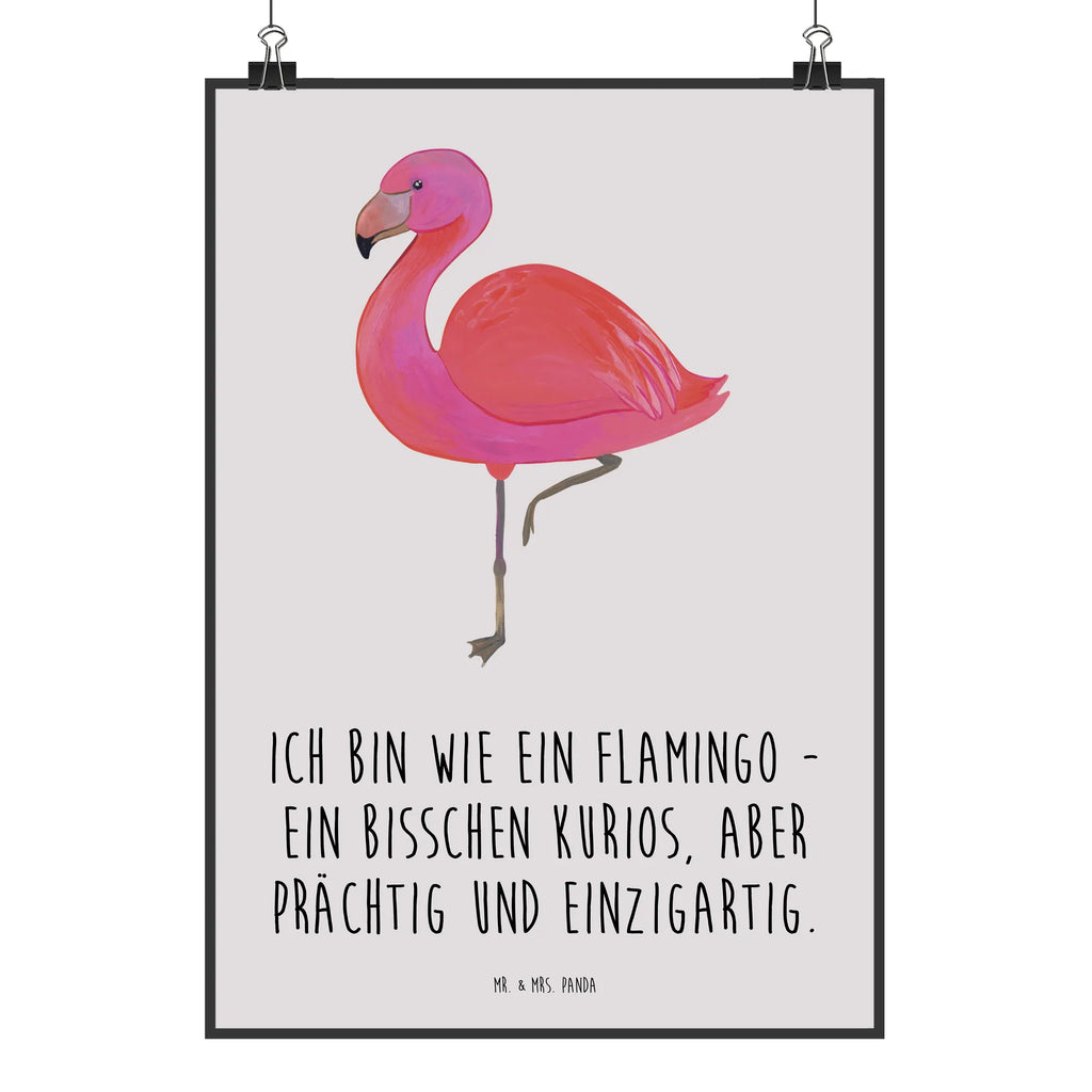 Poster flamingo Classic Wanddekoration, Mr. & Mrs. Panda Poster, Handgemaltes Poster, Poster, Wandposter, Küchenposter, Posterdruck, Bild, Kunstdruck, Designposter, Wanddeko, Raumdekoration, Kinderposter, Wanddeko Bild, Flamingo, Freundinnen, Einzigartig, Freundin, Außenseiter, Tochter, Selbstliebe, ich, Sohn, Stolz, Spruch, Geschwister, für mich