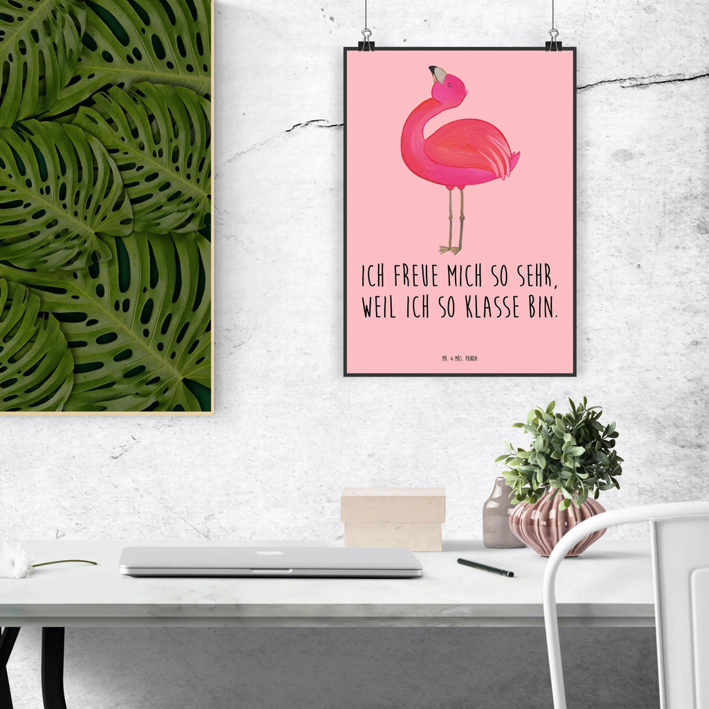 Plakat Flamingo Duma Wandbild, kunst für die wand, Posterdruck, wandkunst, Wandposter, kunstposter, drucke, Deko Bild, wanddeko, Poster, grafikposter, Kunstdruck, kunstdruck poster, Plakat, Wanddeko Bild, Bild, Wanddekoration, Wandschmuck, Mr. & Mrs. Panda Poster, wanddruck, Designposter, Bild für Wand, Flamingo, Stolz, Selbstliebe, Beste Freundin, Freundin, Freude, Mama, Tochter, Selbstakzeptanz, Schwester