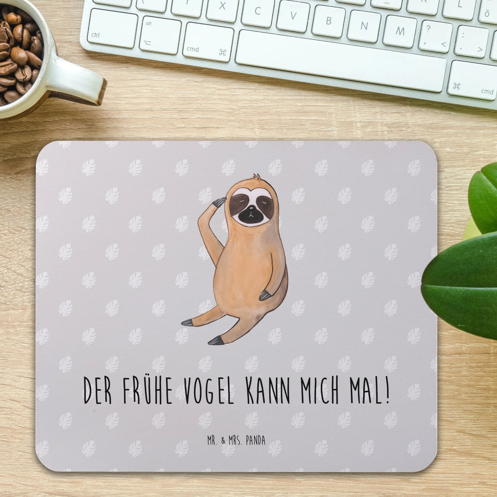 Mouse mat sloth Bird fun, Mouse, Study, PC, Mouse Pad, Gift, Print, mousepad, Office, saying, Motif, Student, Work, Pad, Sloth, sloth, trend animal, the early bird, favourite animal, early riser, lazy, morning grumbler, early bird