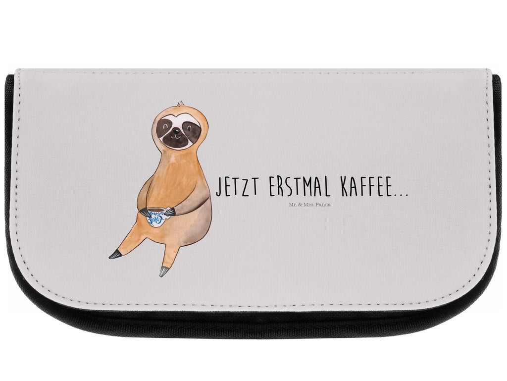 Kosmetiktasche Faultier Kaffee Schminktasche, hygiene tasche, Kosmetiktasche, Schminktäschchen, utensilientasche, Kulturbeutel, kulturtäschchen, kleines Täschchen, Waschbeutel, beauty case, Schminkbeutel, kosmetik beutel, reiseschminktasche, kosmetiktäschchen, Waschtasche, Beautybag, Make-Up Bag, Reisenecessaires, Kulturtasche, toilettenbeutel, Toilettentasche, Beauty Bag, bad tasche, beauty tasche, Necessaire, Organizer Tasche, reise kosmetiktasche, zubehörtasche, Faultier Deko, Faultier, Faultier Geschenk, Coffee, Kaffeetasse, Erster Kaffee, Kaffee, Morgenmuffel, faul, Frühaufsteher, Faultiere, Kaffeegetränk, Genießer, Lieblingstier