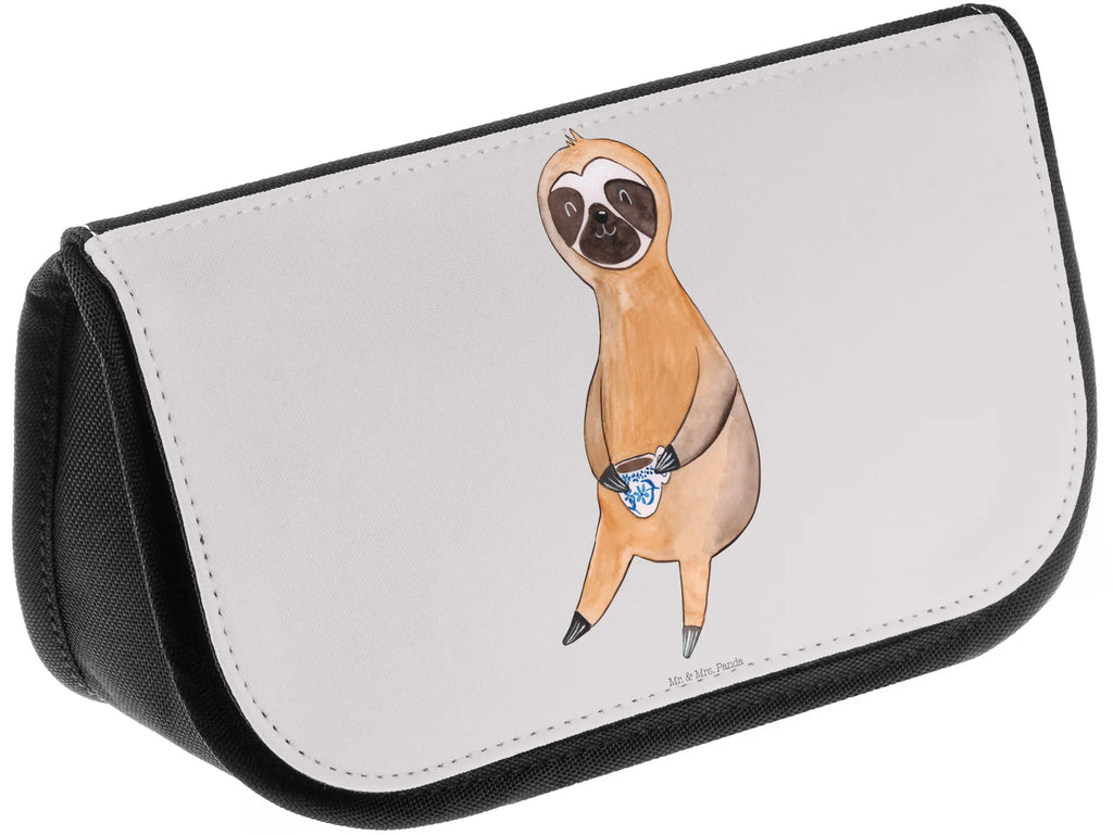 Kosmetiktasche Faultier Kaffee Schminktasche, hygiene tasche, Kosmetiktasche, Schminktäschchen, utensilientasche, Kulturbeutel, kulturtäschchen, kleines Täschchen, Waschbeutel, beauty case, Schminkbeutel, kosmetik beutel, reiseschminktasche, kosmetiktäschchen, Waschtasche, Beautybag, Make-Up Bag, Reisenecessaires, Kulturtasche, toilettenbeutel, Toilettentasche, Beauty Bag, bad tasche, beauty tasche, Necessaire, Organizer Tasche, reise kosmetiktasche, zubehörtasche, Faultier Deko, Faultier, Faultier Geschenk, Coffee, Kaffeetasse, Erster Kaffee, Kaffee, Morgenmuffel, faul, Frühaufsteher, Faultiere, Kaffeegetränk, Genießer, Lieblingstier