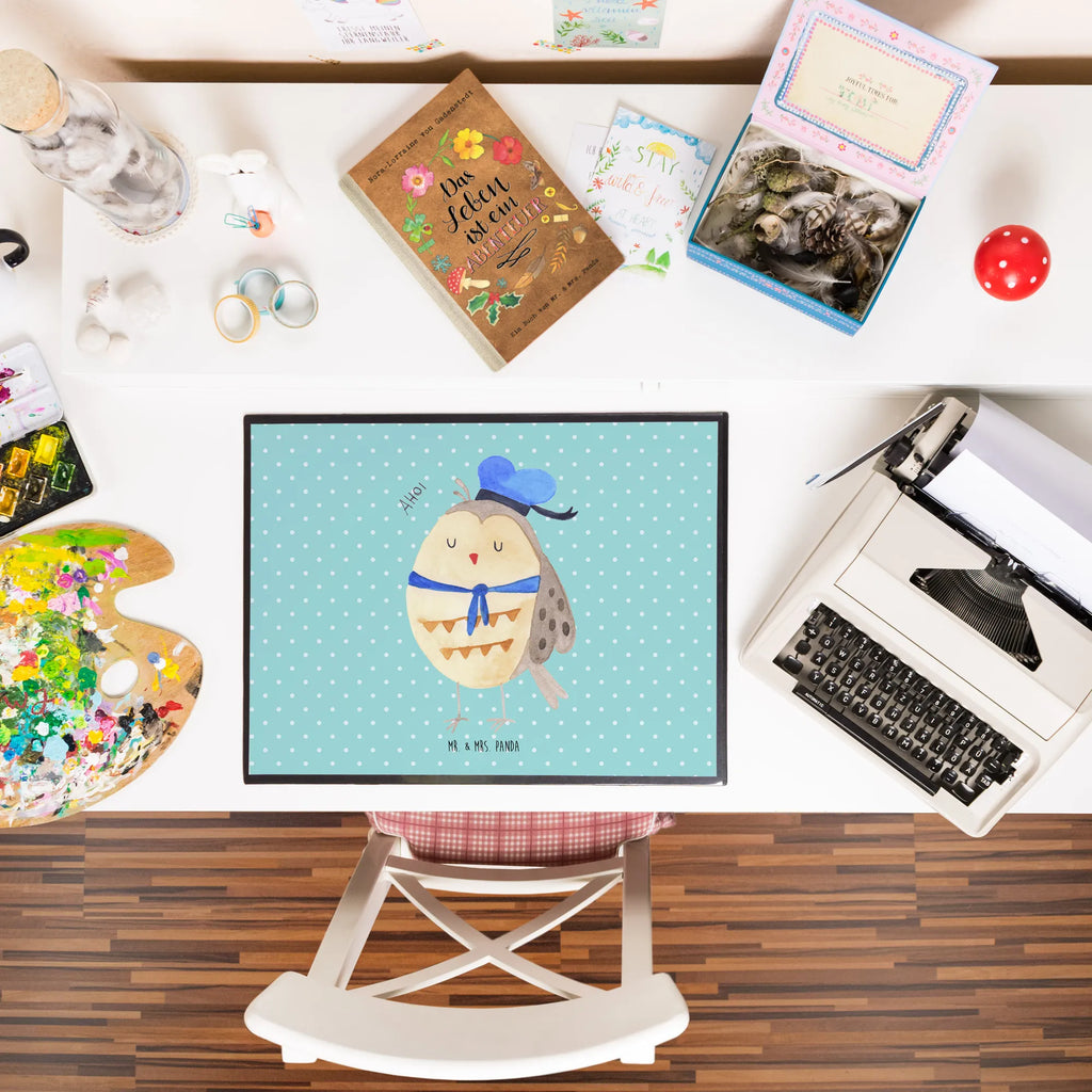 Schreibtischunterlage Eule Matrosen Bürobedarf, Schreibtischunterlage Groß, Schreibtischauflage, Schreibwaren, Büroartikel, Schreibunterlage, Schreibtisch Unterlagen, Eule, Wortspiel lustig, Eule Spruch, Hochzeitstag Geschenk, Matrose, Heimathafen, Owl, Ehe, Freundin, Eule Deko, Seefahrer