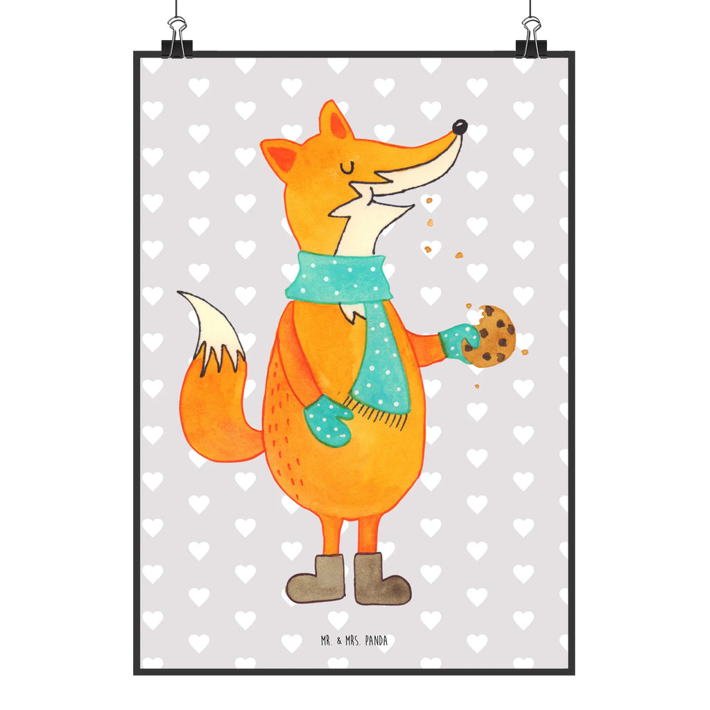 Plakat lis ciasteczko Plakat, Poster, grafikposter, Wandposter, Bild für Wand, Bild, Wanddekoration, kunstposter, kunstdruck poster, kunst für die wand, drucke, Mr. & Mrs. Panda Poster, Deko Bild, Wanddeko Bild, wanddruck, Kunstdruck, Designposter, Wandbild, Posterdruck, Wandschmuck, wanddeko, wandkunst, Fuchs, Füchse, Weihnachtszeit, Backen Spruch, Liebe, Plätzchen, Winter, Kekse, Küche Deko