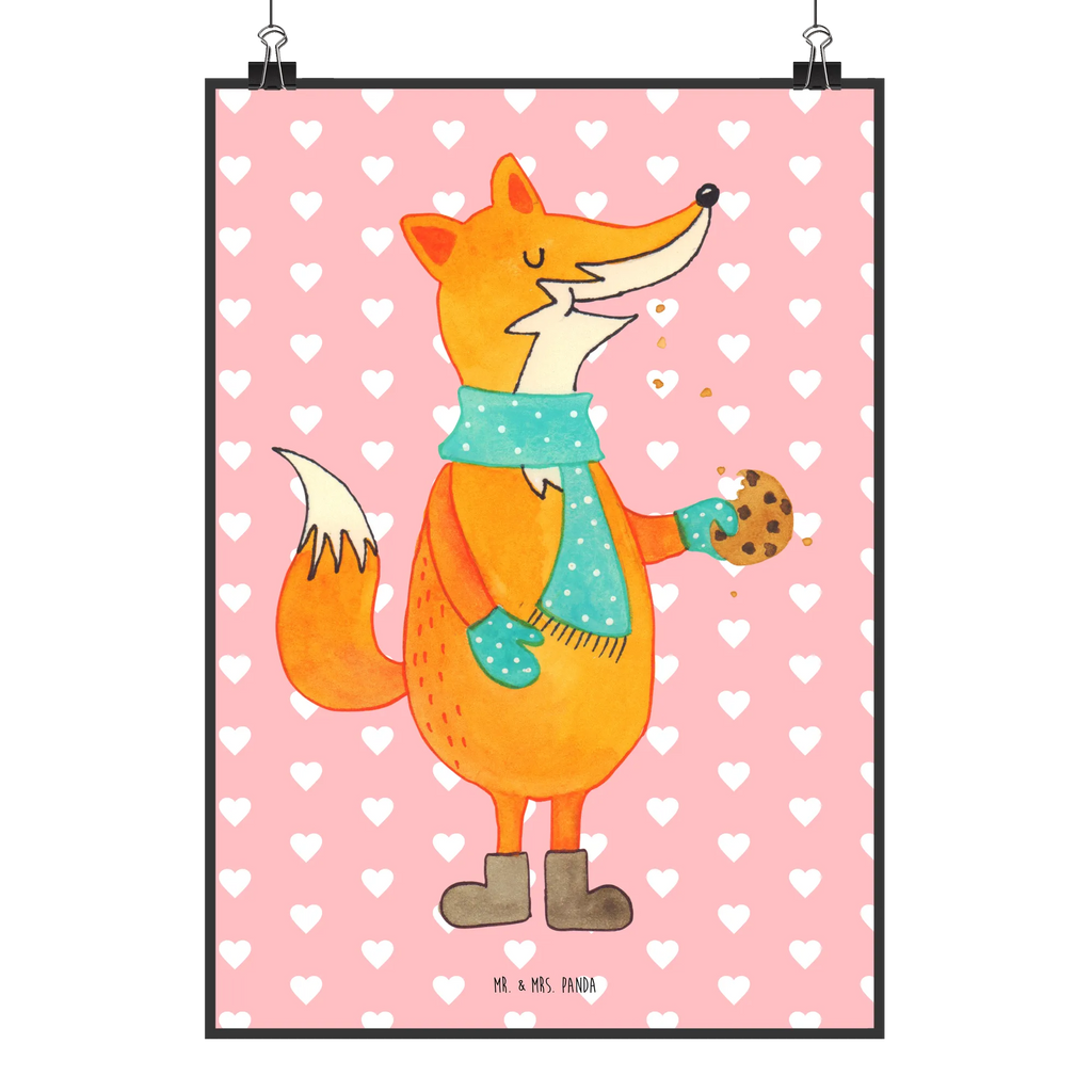 Plakat lis ciasteczko Plakat, Poster, grafikposter, Wandposter, Bild für Wand, Bild, Wanddekoration, kunstposter, kunstdruck poster, kunst für die wand, drucke, Mr. & Mrs. Panda Poster, Deko Bild, Wanddeko Bild, wanddruck, Kunstdruck, Designposter, Wandbild, Posterdruck, Wandschmuck, wanddeko, wandkunst, Fuchs, Füchse, Weihnachtszeit, Backen Spruch, Liebe, Plätzchen, Winter, Kekse, Küche Deko