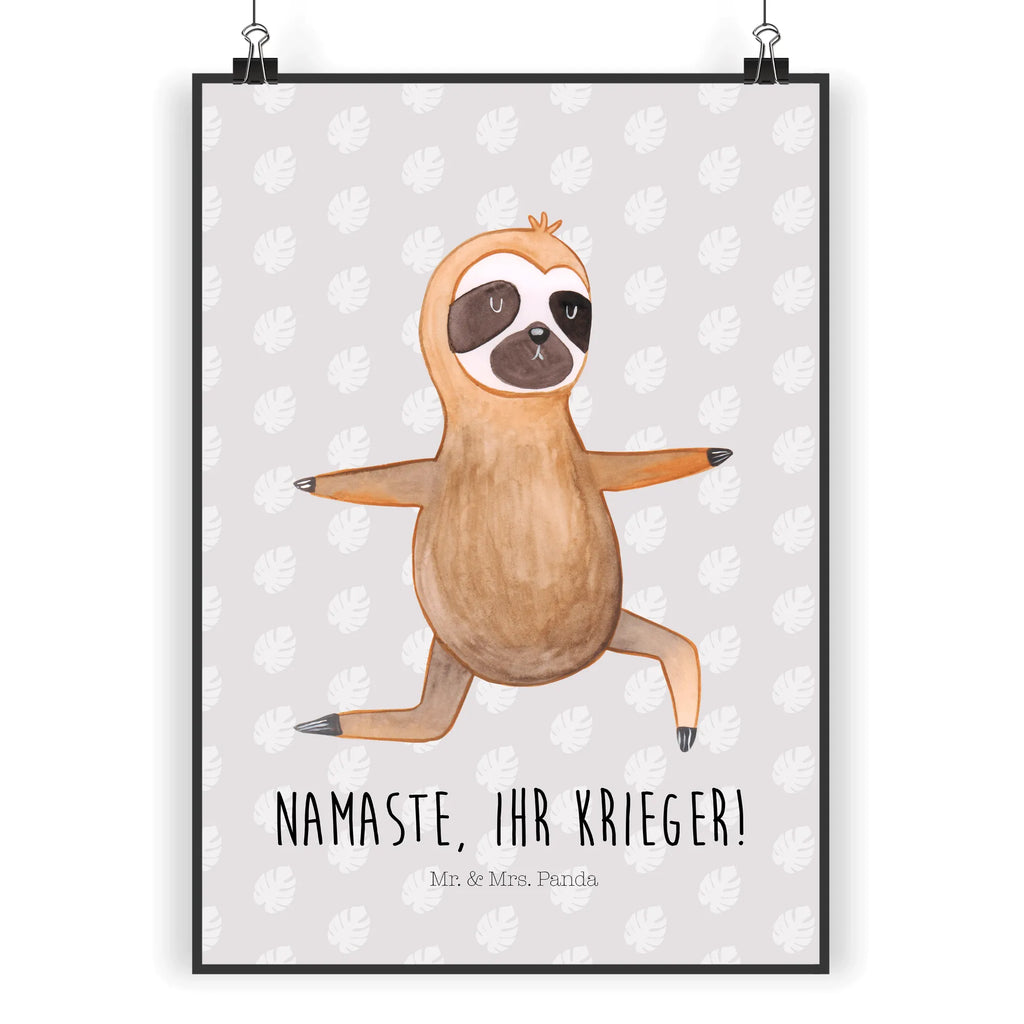 Plakat leniwiec Joga Wanddekoration, Wanddeko Bild, Poster, Posterdruck, Küchenposter, Handgemaltes Poster, Designposter, Wanddeko, Wandposter, Mr. & Mrs. Panda Poster, Raumdekoration, Bild, Kunstdruck, Kinderposter, Faultier, Faultier Geschenk, Faultier Deko, Yogaübungen, Entspannung, Lieblingstier, Meditation, Faultiere, Atmung, Krieger, Namaste, faul, Gelassenheit, Yoga