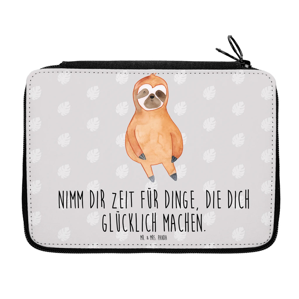 Federmappe Faultier Zufrieden Büro Stifte Etui, Federmäppchen, Federmappe, Schule, Federmäppchen bedruckt, Kind, Kinder Federmappe, Stiftetasche, Stifterolle, Federmappe Einschulung, Grundschule, Schüler, Motiv, Einschulung, Stifte Etui, Schülerin, Geschenk, Bestückte Federmappe, Faultier, Faultier Geschenk, Faultier Deko, happy, Zufriedenheit, faul, relaxen, Frieden, glücklich, Ruhe, zufrieden, Lieblingstier, Faultiere, Glück, Pause, Gelassenheit