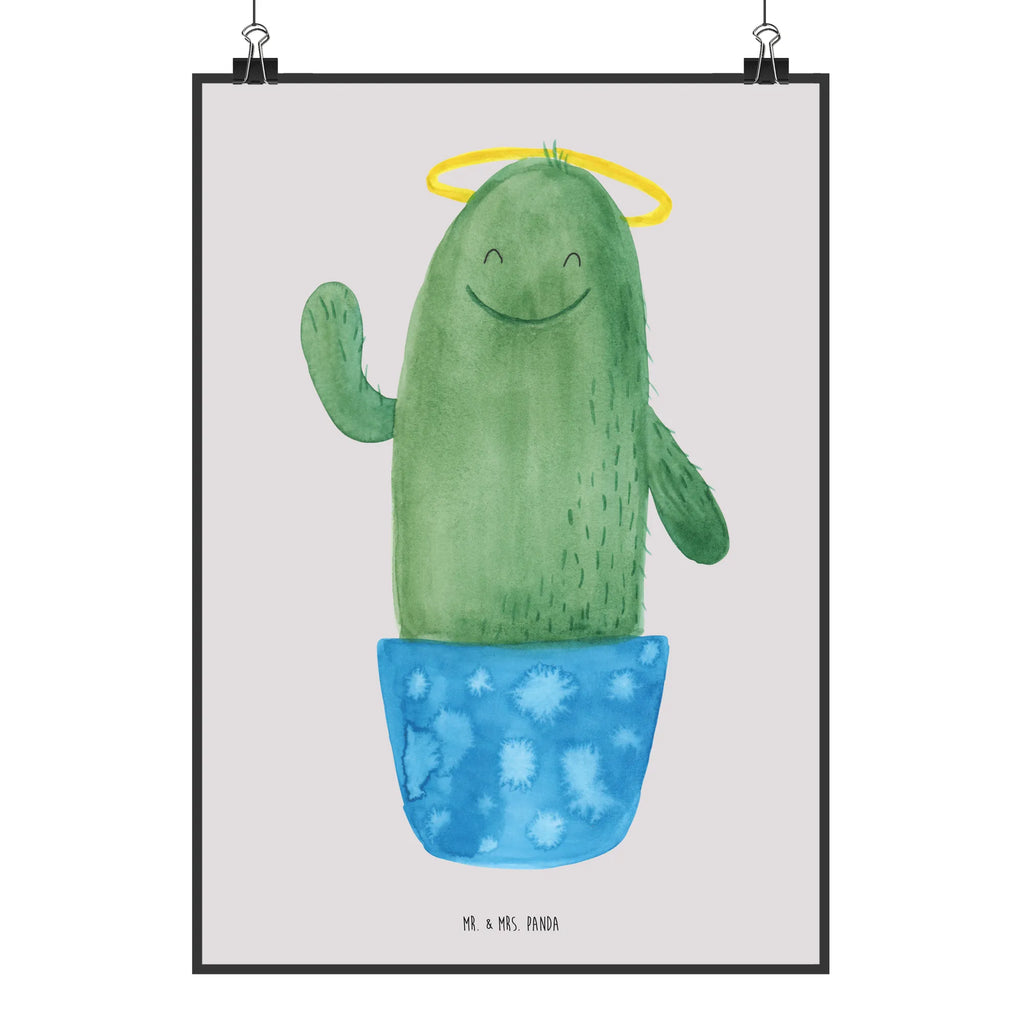 Plakat Kaktus Święty Designposter, wanddeko, grafikposter, Kunstdruck, kunstposter, kunstdruck poster, kunst für die wand, Bild, Wanddeko Bild, Plakat, Wandschmuck, Wanddekoration, Wandbild, drucke, Poster, wanddruck, Wandposter, wandkunst, Mr. & Mrs. Panda Poster, Bild für Wand, Deko Bild, Posterdruck, Kaktus, Kakteen, Bruder, Frech, Schwester, Freundin, Kind, Lustig, Eltern, Schwestern, Heiligenschein, Familie