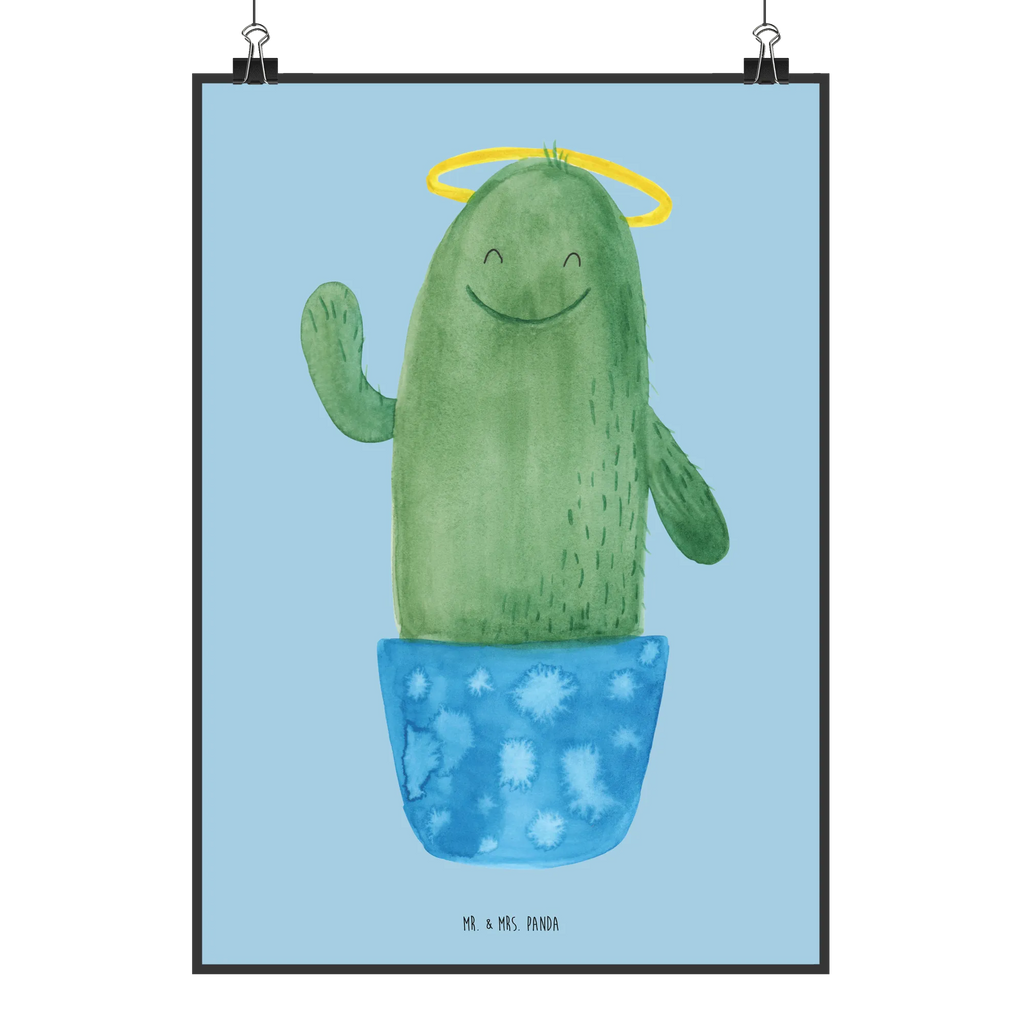 Plakat Kaktus Święty Designposter, wanddeko, grafikposter, Kunstdruck, kunstposter, kunstdruck poster, kunst für die wand, Bild, Wanddeko Bild, Plakat, Wandschmuck, Wanddekoration, Wandbild, drucke, Poster, wanddruck, Wandposter, wandkunst, Mr. & Mrs. Panda Poster, Bild für Wand, Deko Bild, Posterdruck, Kaktus, Kakteen, Bruder, Frech, Schwester, Freundin, Kind, Lustig, Eltern, Schwestern, Heiligenschein, Familie