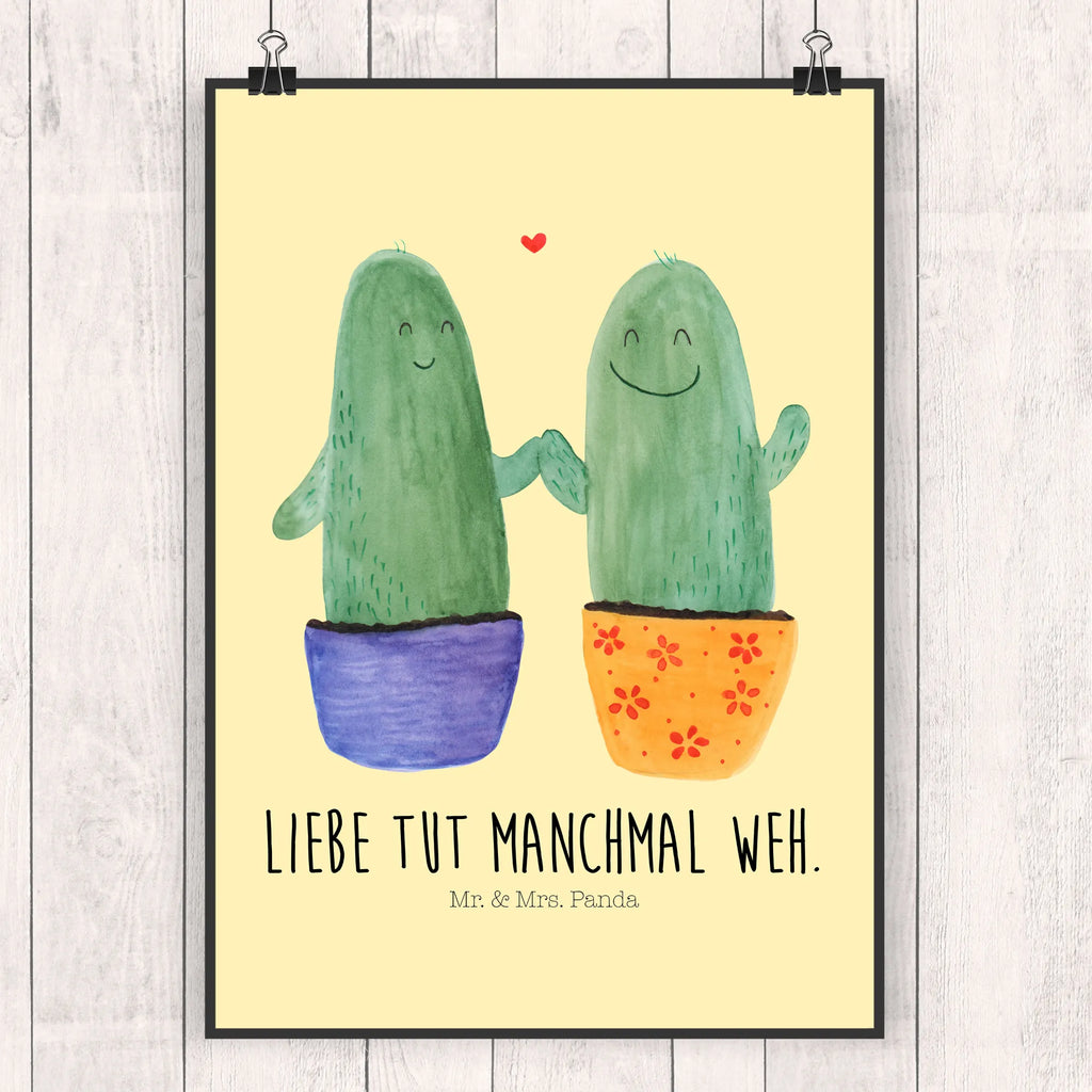Poster Kaktus Liebe Wandschmuck, Wanddeko Bild, grafikposter, Plakat, Posterdruck, wanddruck, Bild für Wand, Mr. & Mrs. Panda Poster, Wanddekoration, wanddeko, kunstdruck poster, Wandbild, Designposter, wandkunst, Poster, kunstposter, drucke, Wandposter, kunst für die wand, Deko Bild, Kunstdruck, Bild, Kaktus, Kakteen, Liebesbeweis, Versöhnung, Freundschaft, Verlobung, Liebesnachricht, Paar, Streit, Liebesbotschaft, Pärchen, Kaktusliebe, Hochzeit, Liebe, Love, Trennung