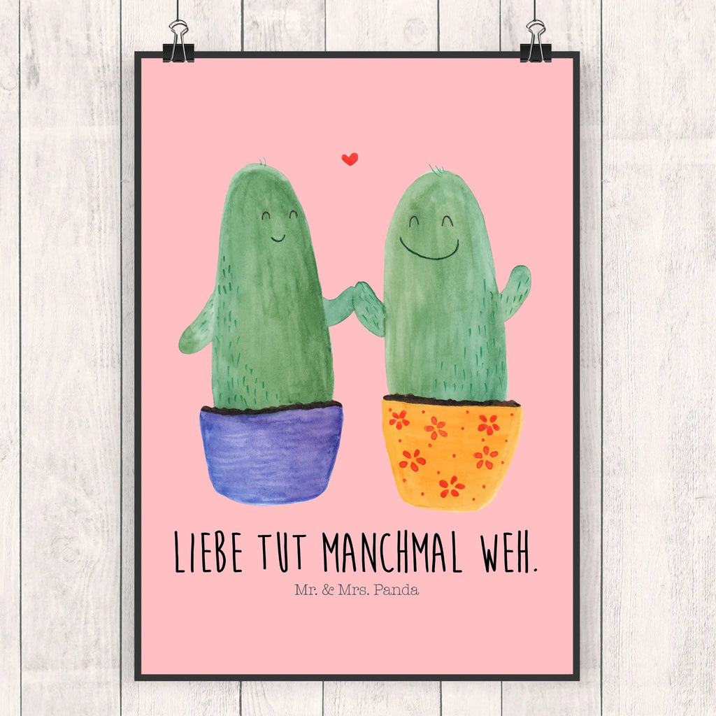 Poster Kaktus Liebe Wandschmuck, Wanddeko Bild, grafikposter, Plakat, Posterdruck, wanddruck, Bild für Wand, Mr. & Mrs. Panda Poster, Wanddekoration, wanddeko, kunstdruck poster, Wandbild, Designposter, wandkunst, Poster, kunstposter, drucke, Wandposter, kunst für die wand, Deko Bild, Kunstdruck, Bild, Kaktus, Kakteen, Liebesbeweis, Versöhnung, Freundschaft, Verlobung, Liebesnachricht, Paar, Streit, Liebesbotschaft, Pärchen, Kaktusliebe, Hochzeit, Liebe, Love, Trennung