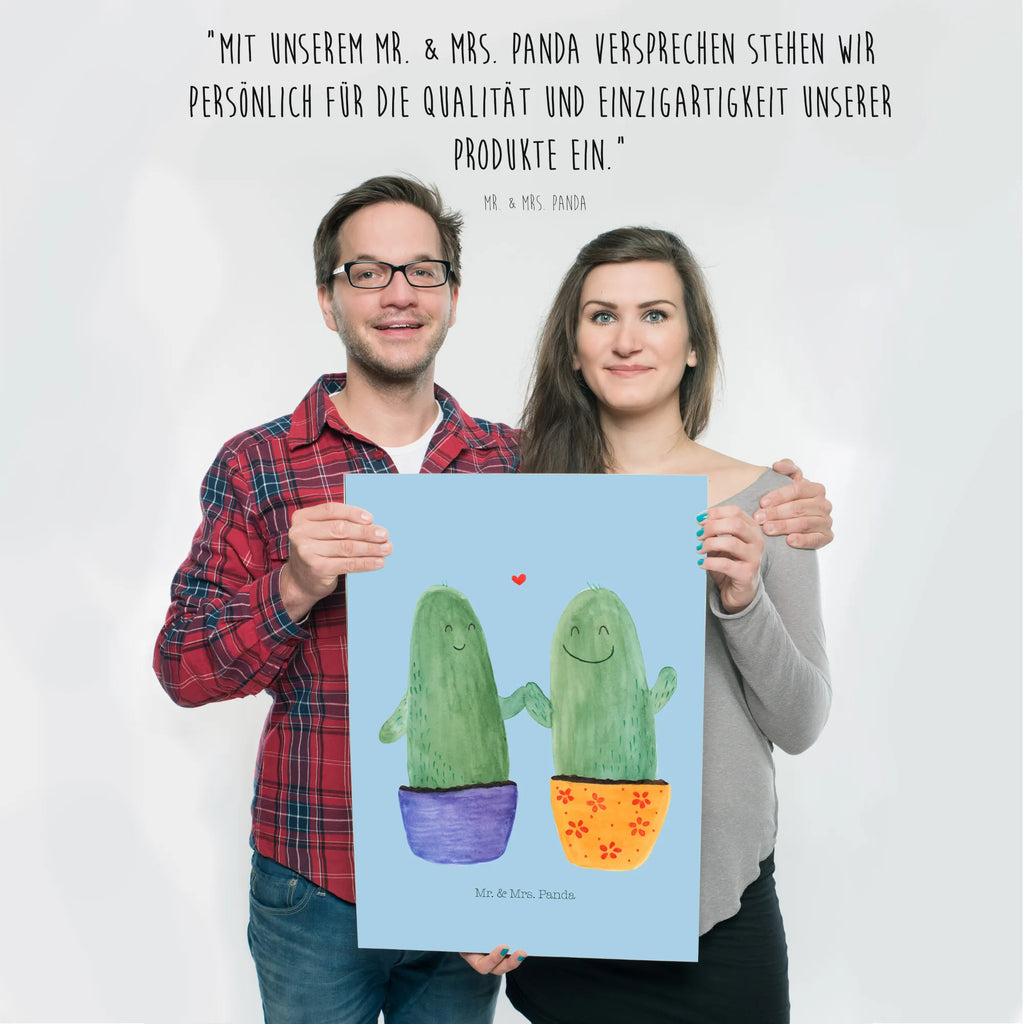 Poster Kaktus Liebe Wandschmuck, Wanddeko Bild, grafikposter, Plakat, Posterdruck, wanddruck, Bild für Wand, Mr. & Mrs. Panda Poster, Wanddekoration, wanddeko, kunstdruck poster, Wandbild, Designposter, wandkunst, Poster, kunstposter, drucke, Wandposter, kunst für die wand, Deko Bild, Kunstdruck, Bild, Kaktus, Kakteen, Liebesbeweis, Versöhnung, Freundschaft, Verlobung, Liebesnachricht, Paar, Streit, Liebesbotschaft, Pärchen, Kaktusliebe, Hochzeit, Liebe, Love, Trennung