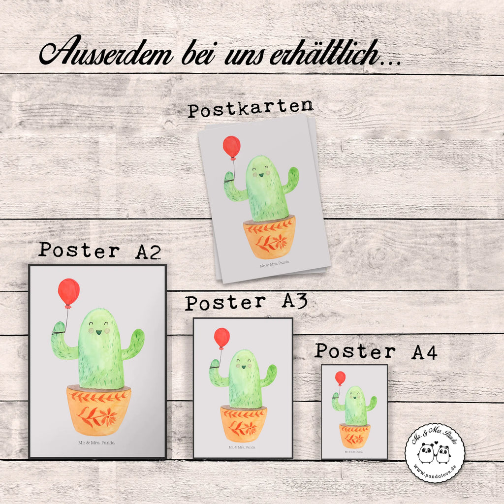 Poster cactus balloon Wandposter, grafikposter, wanddeko, Wandbild, Bild, Plakat, Posterdruck, Deko Bild, Bild für Wand, wanddruck, kunstdruck poster, Kunstdruck, wandkunst, Wanddeko Bild, Designposter, Poster, Mr. & Mrs. Panda Poster, drucke, kunst für die wand, Wandschmuck, Wanddekoration, kunstposter, Kakteen, Kaktus, Freude, Büroalltag, Freundin, Ausbildung, Stress, Neustart, Luftballon, Prüfung, Büro, Freund