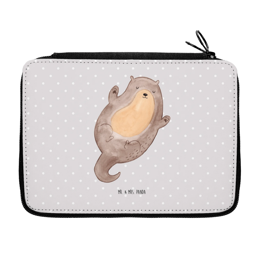 Leather folder otter Embrace Schule, Stiftetasche, Einschulung, Federmäppchen bedruckt, Federmappe, Geschenk, Kind, Federmappe Einschulung, Schüler, Kinder Federmappe, Bestückte Federmappe, Büro Stifte Etui, Federmäppchen, Motiv, Stifterolle, Stifte Etui, Schülerin, Grundschule, Otter, Fischotter, Seeotter, Otter Seeotter See Otter