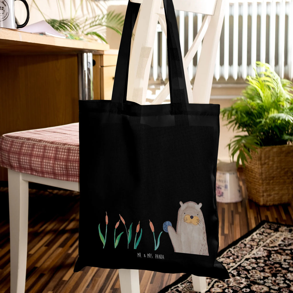 Tote bag otter Stone cotton bag, shopper, pouch, shoulder bag, bag, jute bag, Carrier bag, shopping bag, cloth bag, otter, marten, sea otter, European otter, water mammal, aquatic animal, baby otter, predator, water, otter gifts, animal lover, gift ideas for animal lovers, animal, mammal, water animal, gifts for people in love, Otter Sea Otter Lake Otter