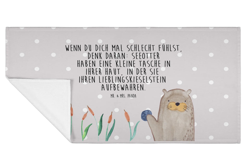 50 x 100 ręcznik wydra kamień Kuna, wydra, morska wydra