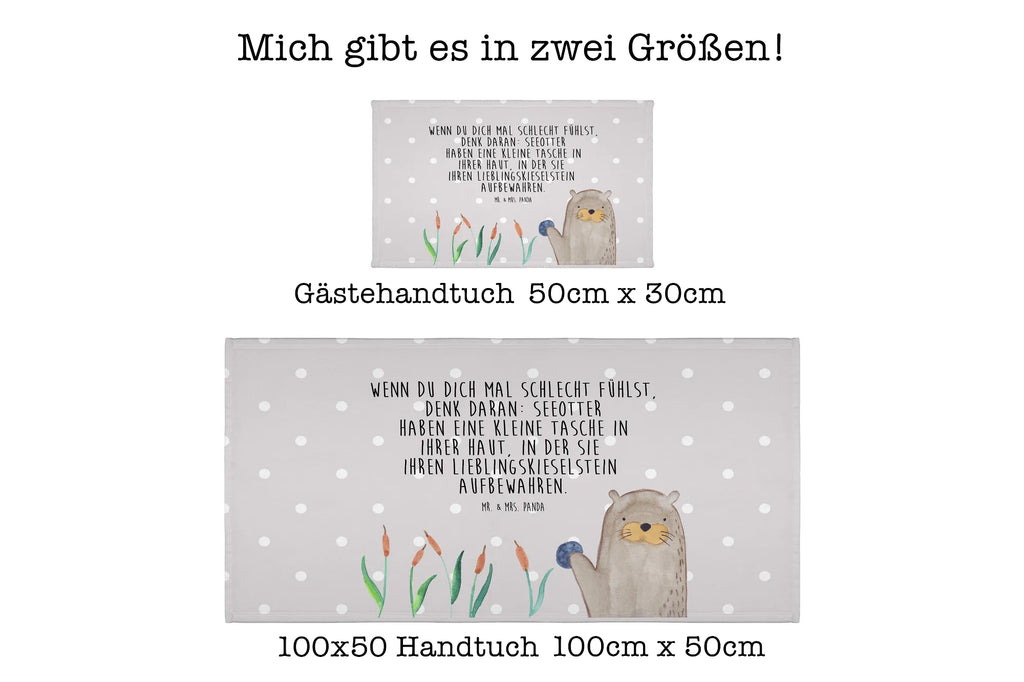 50 x 100 ręcznik wydra kamień Kuna, wydra, morska wydra