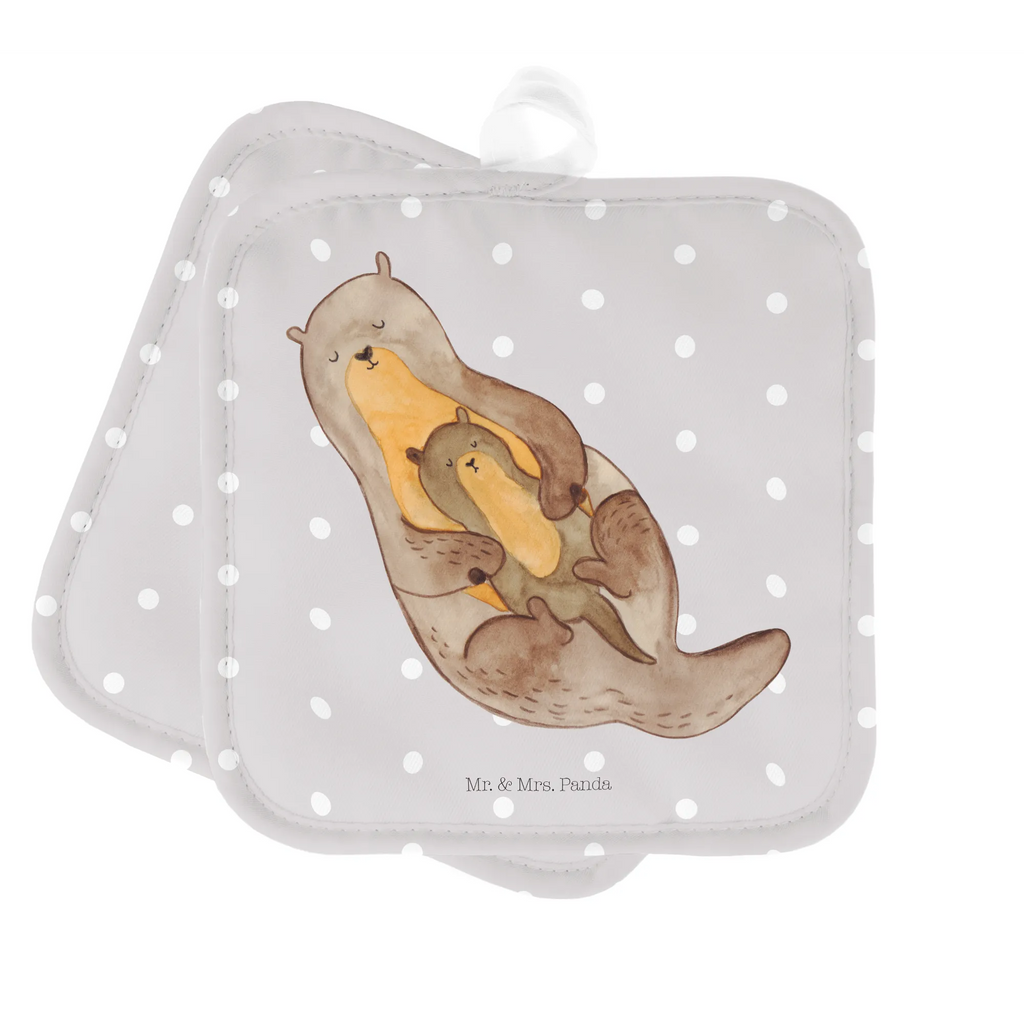 2-elementowy zestaw podkładek pod garnki wydra dziecko Topflappen 2er Set, Ofenhandschuh, Topfhandschuh, Topfhandschuhe, Topflappenset, Ofenhandschuhe, Topflappen, Schöne Topflappen, Topflappen mit Spruch, Topfuntersetzer, Topflappen lustig, Topflappen Set, Otter, Fischotter, Seeotter, Otter Seeotter See Otter