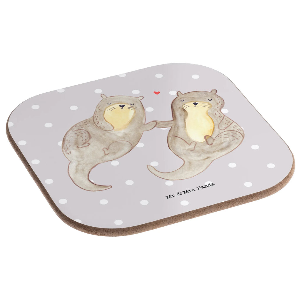 Quadratische Untersetzer Otter händchenhaltend Glasuntersetzer, Holzuntersetzer, Untersetzer aus Holz, Untersetzer Holz, Tassen Untersetzer, Untersetzer für Gläser, Korkuntersetzer, Getränkeuntersetzer, Untersetzer Gläser, Untersetzer Design, Bierdeckel, Untersetzer, Otter, Fischotter, Seeotter, Otter Seeotter See Otter