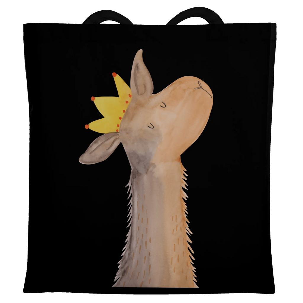 Tote bag llama head king cloth bag, shopper, shopping bag, bag, cotton bag, Carrier bag, jute bag, shoulder bag, pouch, Llama, llama, alpaca, trendy animal, high school graduation, dad, girlfriend, supervisor, mum, lamas, king, office colleague, lama, boss, colleague, queen