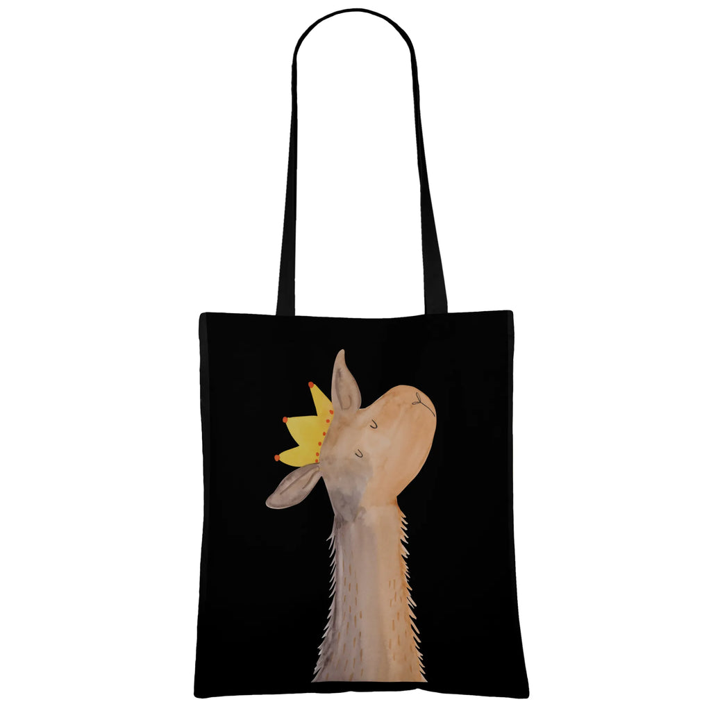Tote bag llama head king cloth bag, shopper, shopping bag, bag, cotton bag, Carrier bag, jute bag, shoulder bag, pouch, Llama, llama, alpaca, trendy animal, high school graduation, dad, girlfriend, supervisor, mum, lamas, king, office colleague, lama, boss, colleague, queen