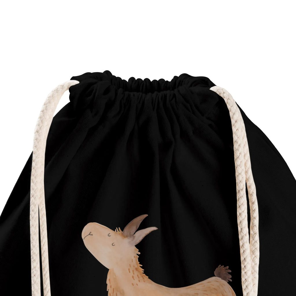 Drawstring bag lama rainbow carrier bag, bag, sports bag, gym bag, hipster, jute bag, Llama, llama, alpaca, trendy animal, Hobby, Cloud country, Rainbow, Lama, Abi, Self-employed, Freedom, Haters gonna hate, Lamas, Outsider, Haters, School