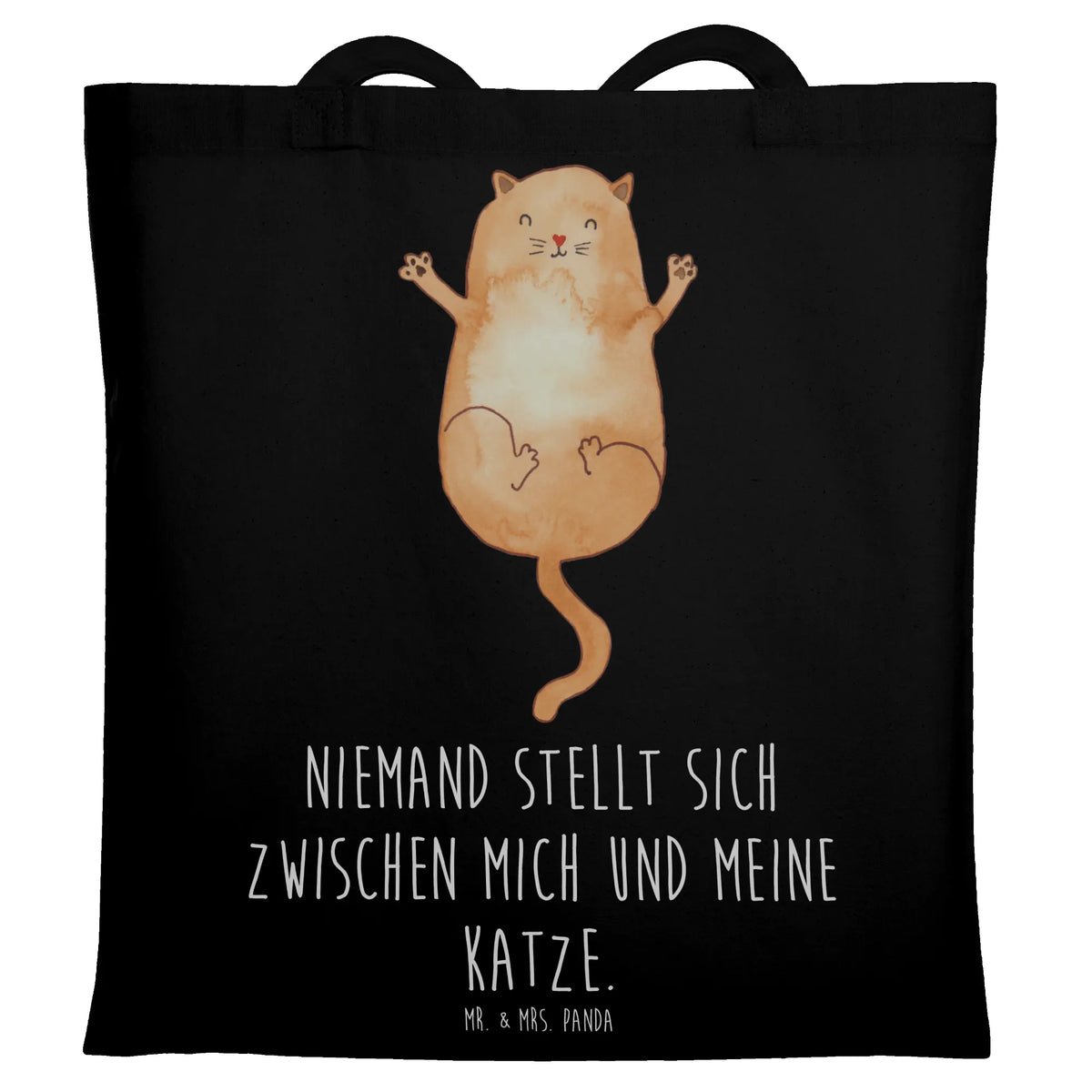 Tote bag Cat Embrace meow, kitten, housecat, mama cat, love cats, cat image, cat fan, cat lover, cat fancier, cat decoration, gift for cat lover, cat owner, funny cats, cat sayings, cat motto, funny cat gifts, fan merchandise, cat stuff, animal lover, tomcat, kitty, cat love, girlfriend, friends, pussy, pet