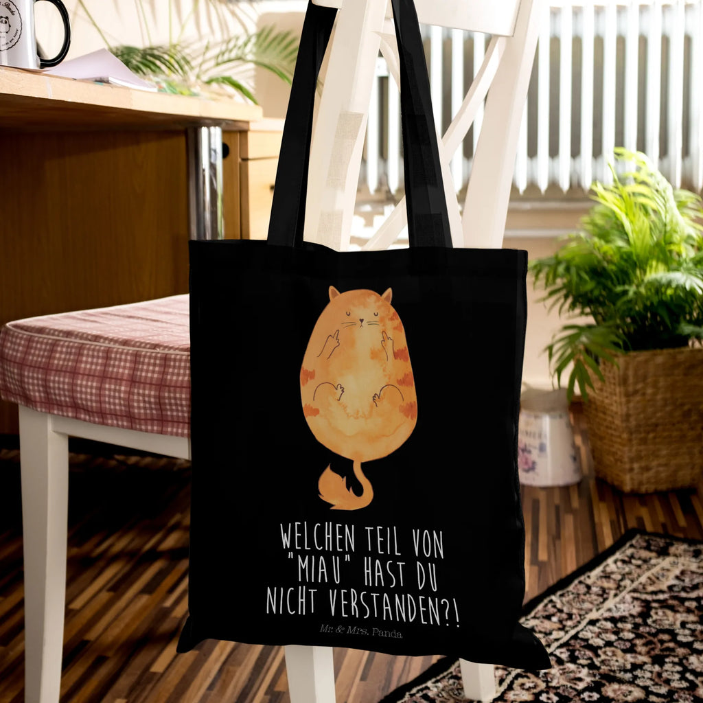 Tote bag Cat middle finger Stofftasche, Umhängetasche, Stoffbeutel, Shopper, Schultertasche, Beuteltasche, Einkaufstasche, Jutetasche, Jutebeutel, Tasche, Tragetasche, Beutel, Einkaufstüte, Laptoptasche, Strandtasche, Badetasche, Katze, Katzenmotiv, Katzenfan, Katzendeko, Katzenfreund, Katzenliebhaber, Katzenprodukte, Katzenartikel, Katzenaccessoires, Katzensouvenirs, Katzenliebhaberprodukte, Katzenmotive, Cats, Katzen, Mietze, Kater, Cat