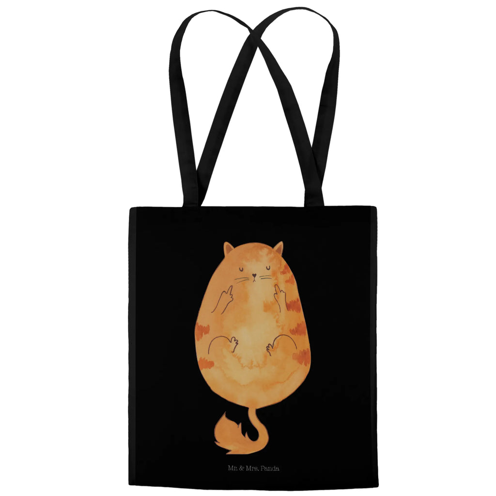 Tote bag Cat middle finger Stofftasche, Umhängetasche, Stoffbeutel, Shopper, Schultertasche, Beuteltasche, Einkaufstasche, Jutetasche, Jutebeutel, Tasche, Tragetasche, Beutel, Einkaufstüte, Laptoptasche, Strandtasche, Badetasche, Katze, Katzenmotiv, Katzenfan, Katzendeko, Katzenfreund, Katzenliebhaber, Katzenprodukte, Katzenartikel, Katzenaccessoires, Katzensouvenirs, Katzenliebhaberprodukte, Katzenmotive, Cats, Katzen, Mietze, Kater, Cat